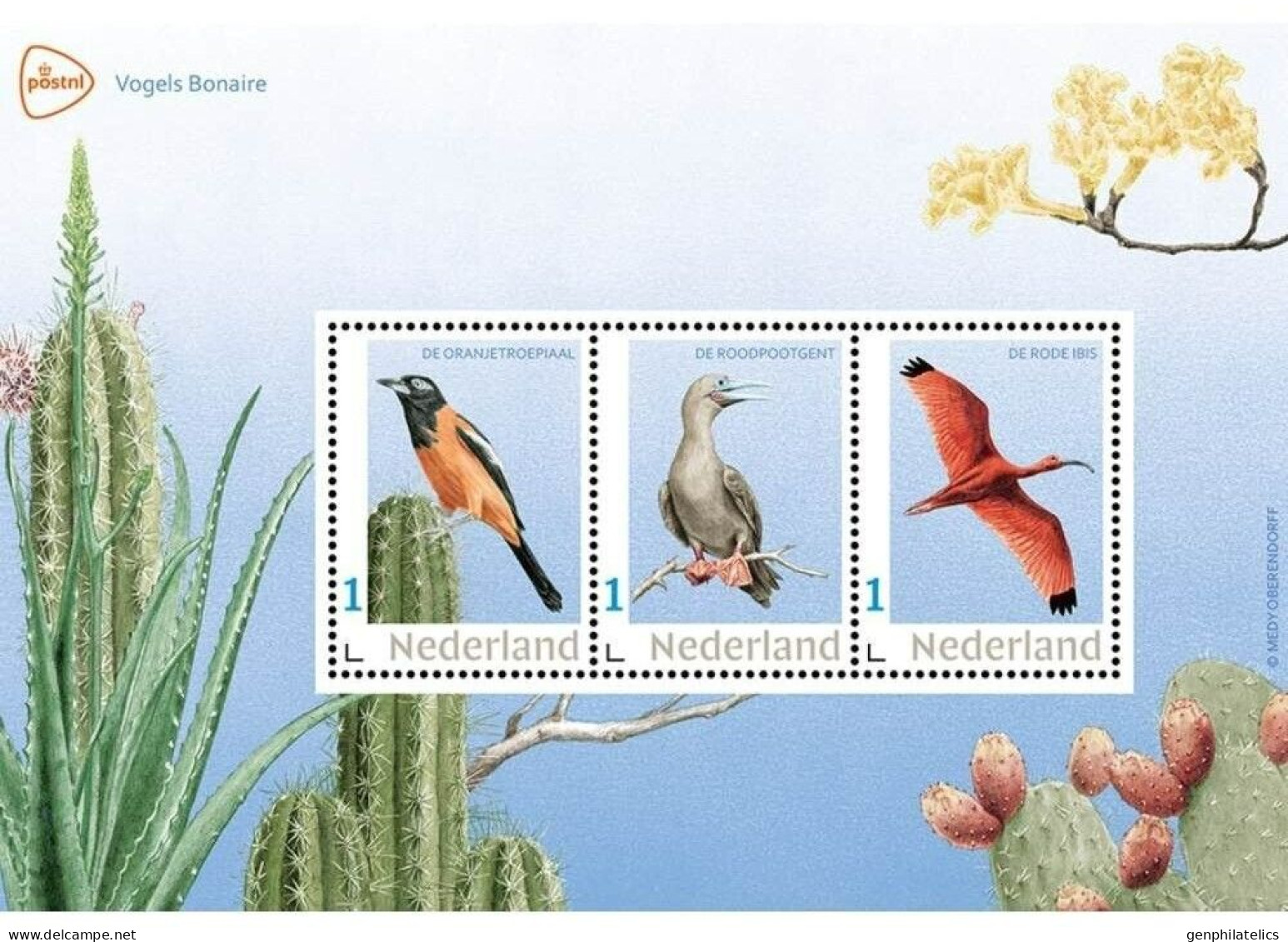 NETHERLANDS 2024 FAUNA Animals BIRDS II - Fine S/S MNH - Nuovi