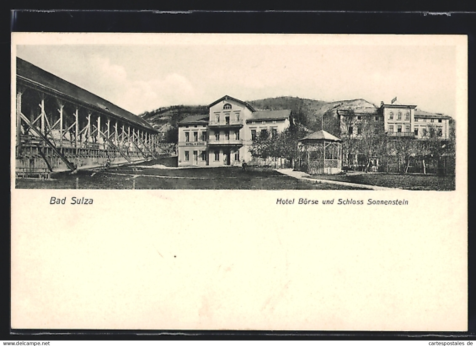 AK Bad Sulza, Hotel Börse Und Schloss Sonnenstein  - Bad Sulza