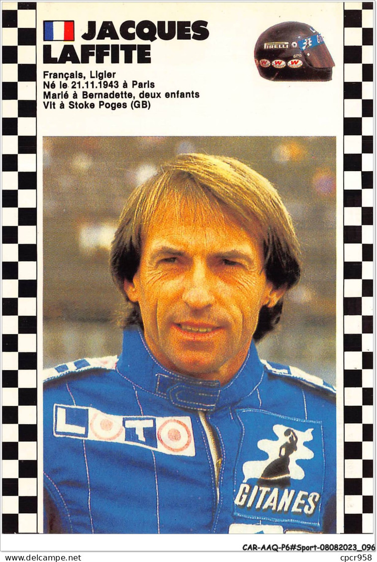 CAR-AAQP6-0493 - SPORT - MOTO - JACQUES LAFFITE - Motociclismo