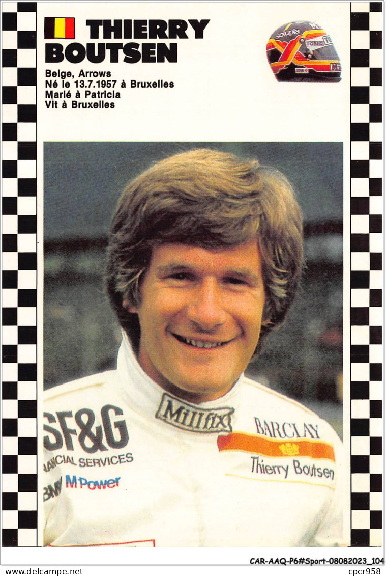 CAR-AAQP6-0497 - SPORT - MOTO - THIERRY BOUTSEN - Motociclismo