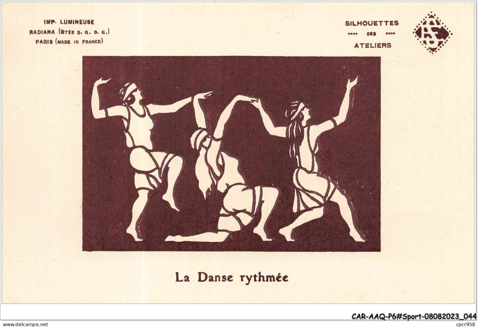 CAR-AAQP6-0467 - SPORT - La Danse Rythmée. Carte A Systeme Lumineux - Gymnastiek