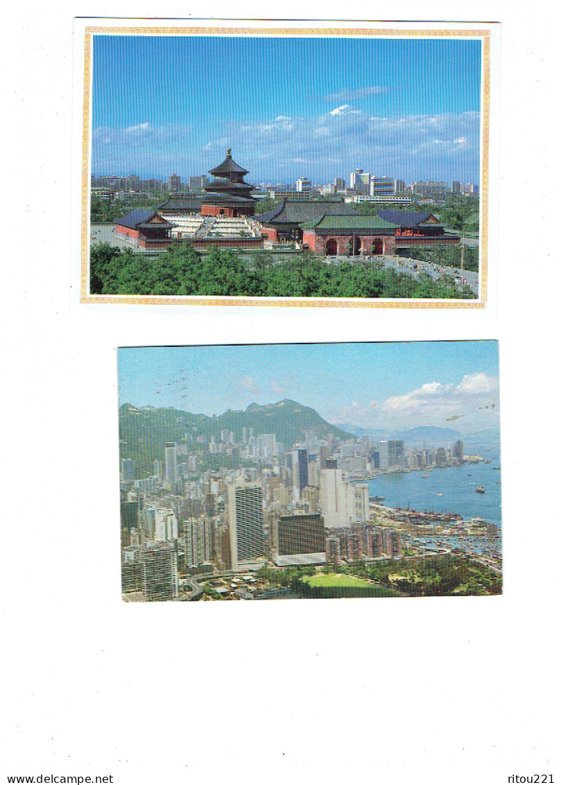 Grande Cpm - Lot 4  - Hong Kong - MACAU - Temple Immeuble - Cina (Hong Kong)