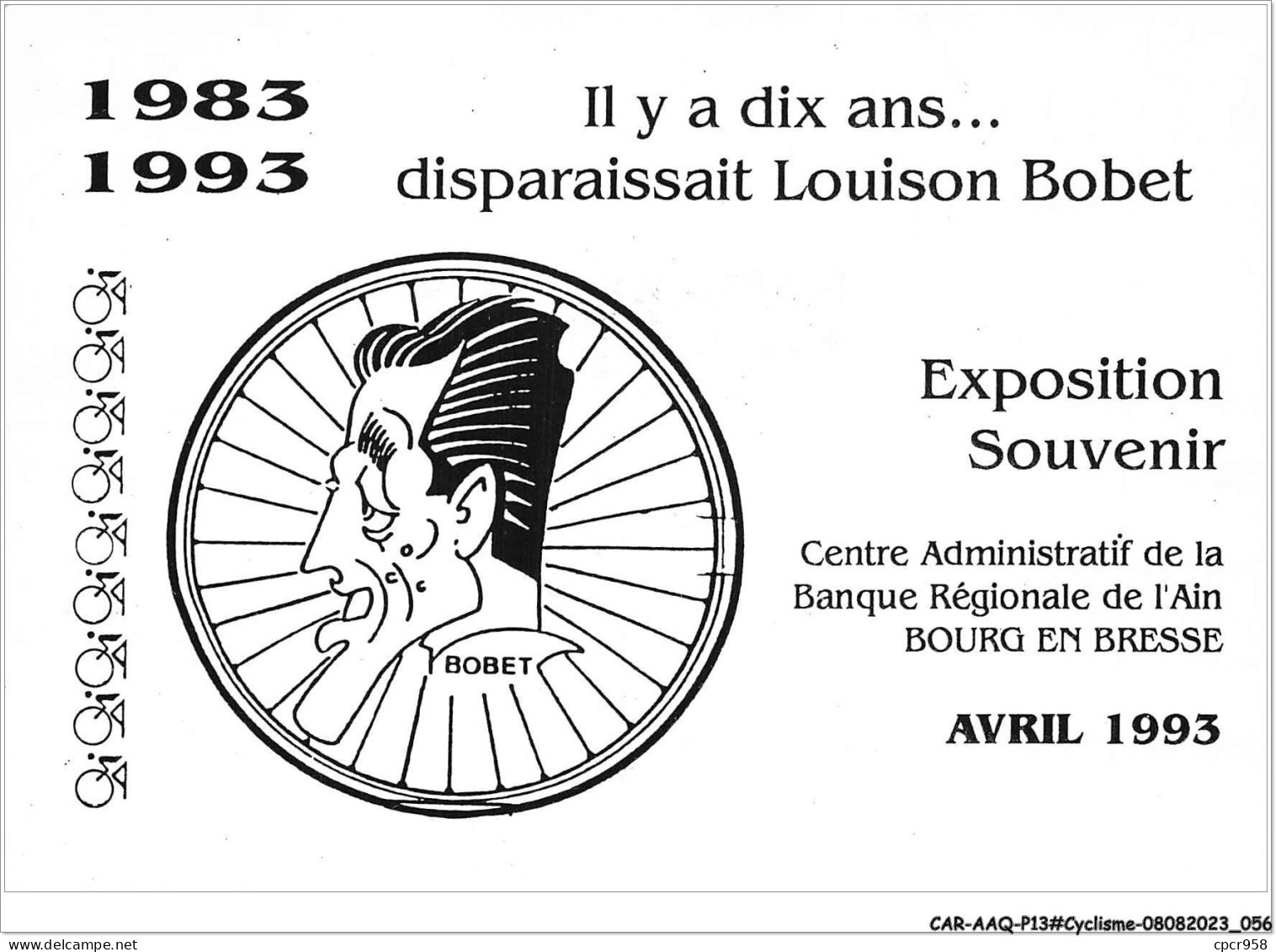 CAR-AAQP13-0971 - CYCLISME - EXPOSITION SOUVENIR - Radsport