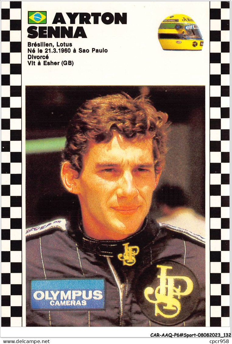 CAR-AAQP6-0511 - SPORT - MOTO - AYRTON SENNA - Motorcycle Sport