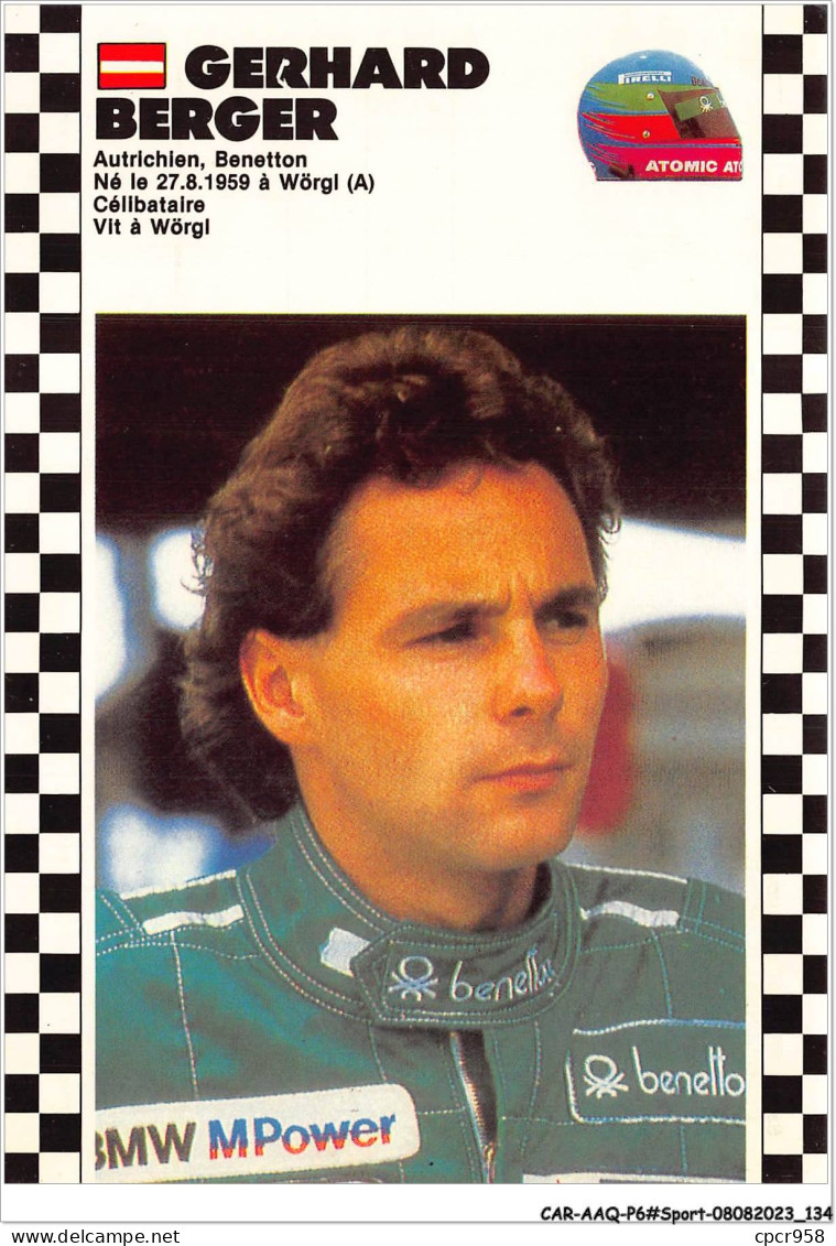 CAR-AAQP6-0512 - SPORT - MOTO - GERHARD BERGER - Motociclismo