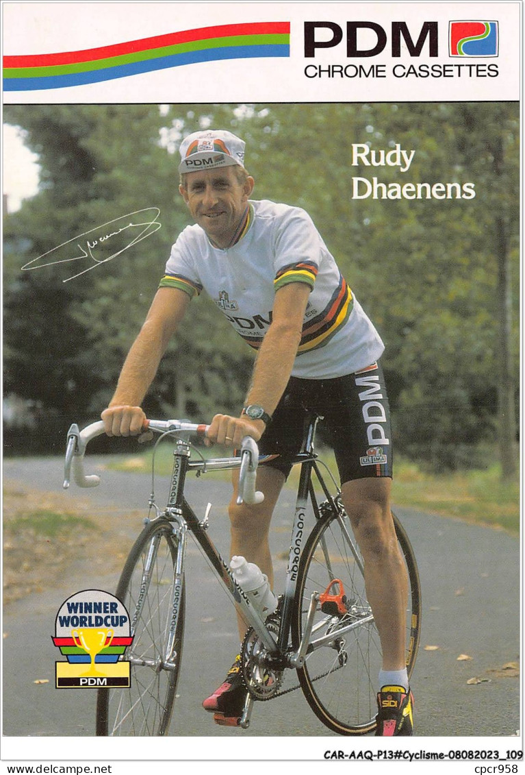 CAR-AAQP13-1001 - CYCLISME - RUDY DHAENENS - PDM CHROME CASSETTES - Radsport