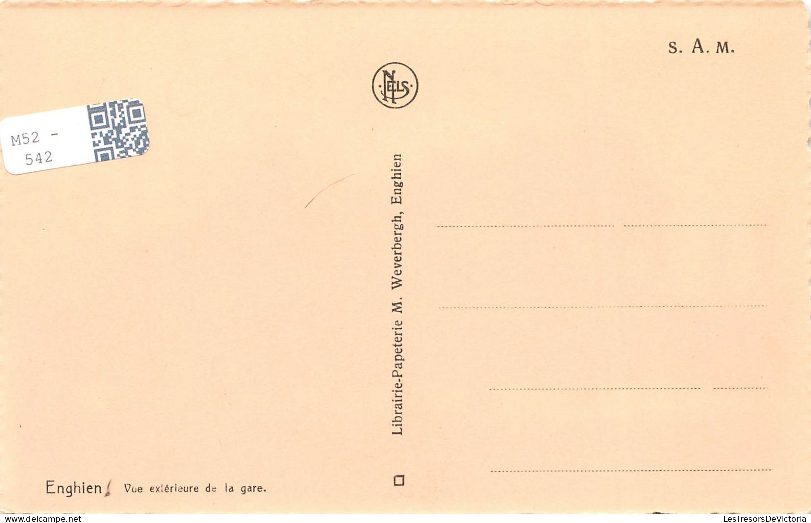 BELGIQUE - Enghien - Vue Extérieure De La Gare - Carte Postale Ancienne - Enghien - Edingen