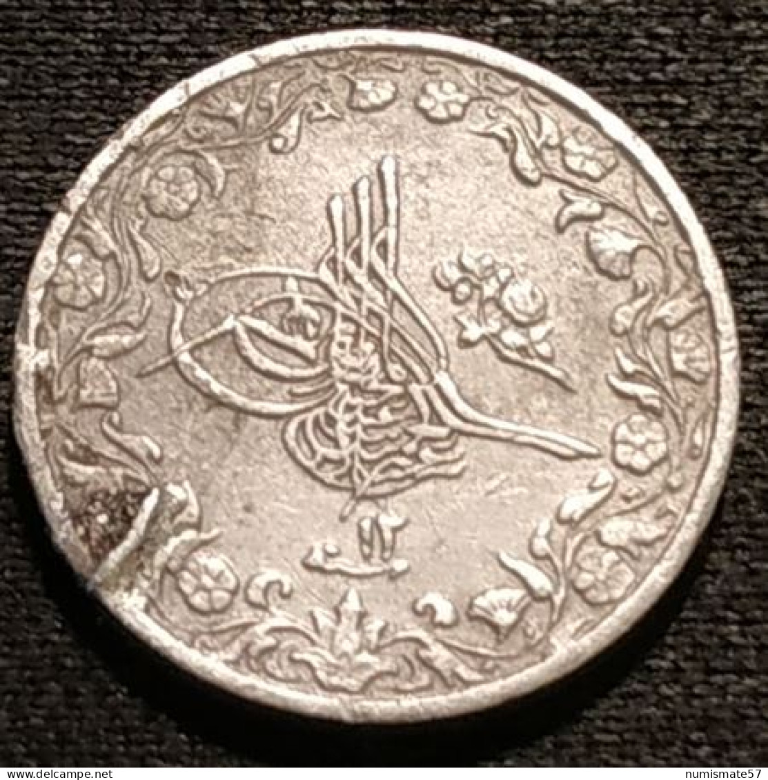 EGYPTE - EGYPT - 1/10 QIRSH 1886 ( 1293 - 12 ) - KM 289 - ( Abdul Hamid II ) - Egypt