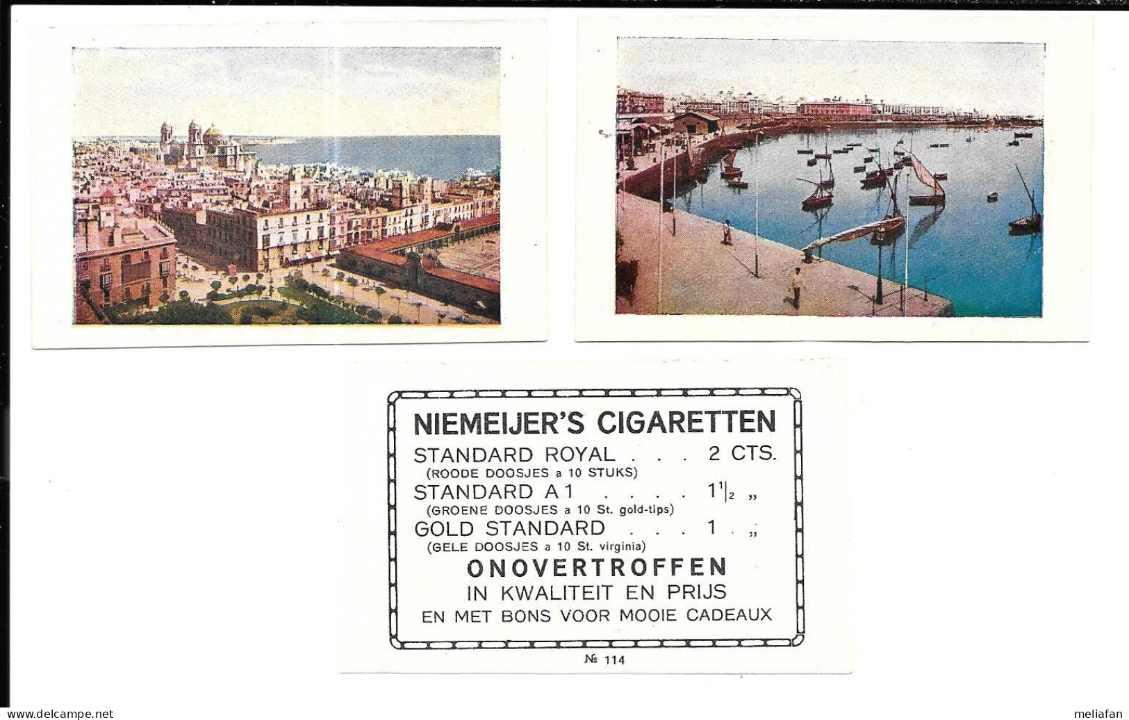 AS30 - CROMOS CIGARETTES NIEMEIJER'S - CADIX - Sonstige & Ohne Zuordnung