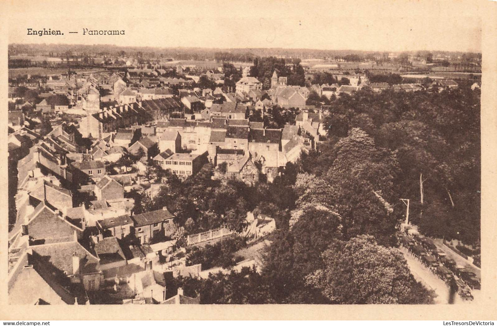 BELGIQUE - Enghien - Panorama - Ville - Carte Postale Ancienne - Edingen