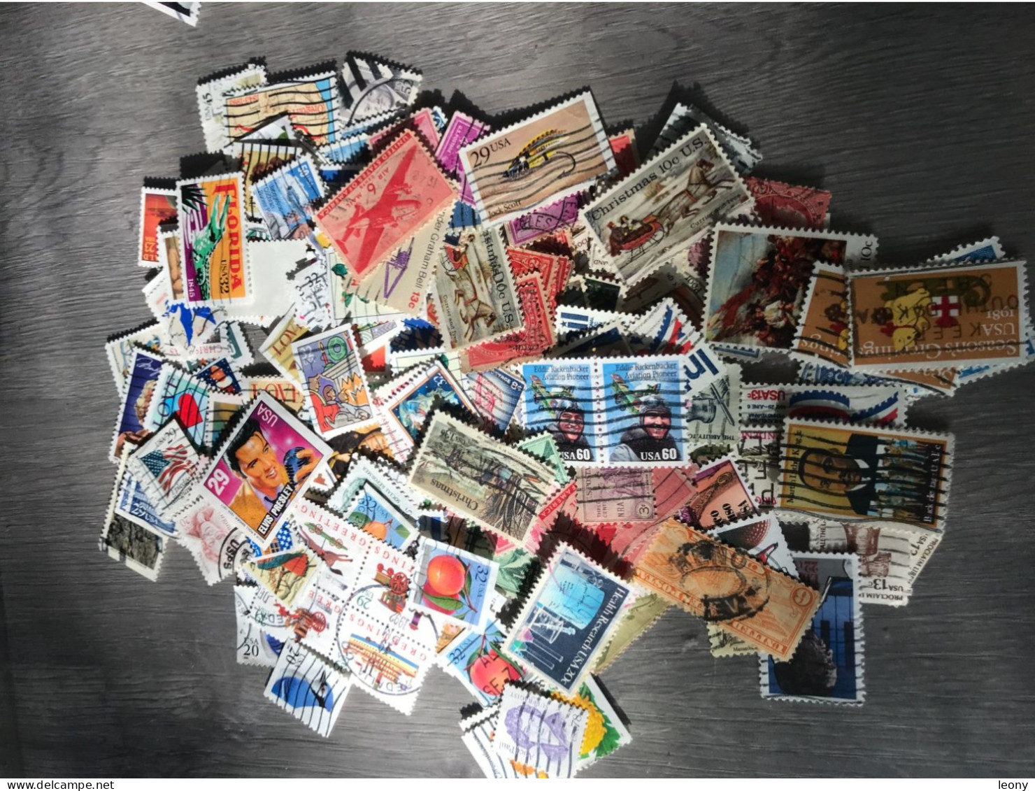 Environ  600 TIMBRES DIVERS Des  ETATS  UNIS    -   OBLITERES - Lots & Kiloware (mixtures) - Max. 999 Stamps