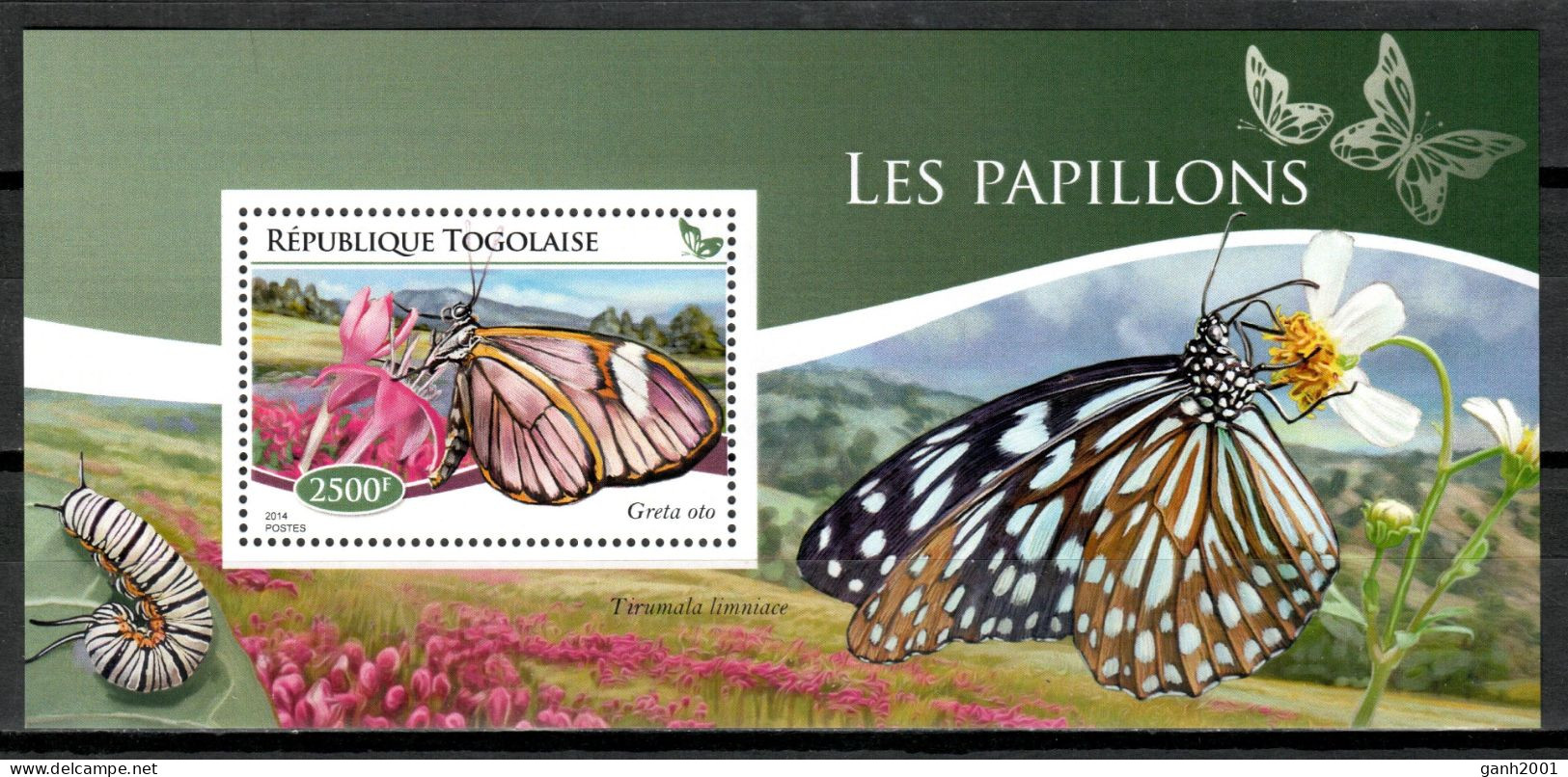 Togo 2014 / Butterflies MNH Mariposas Papillons Schmetterlinge / Cu21040  10-27 - Vlinders