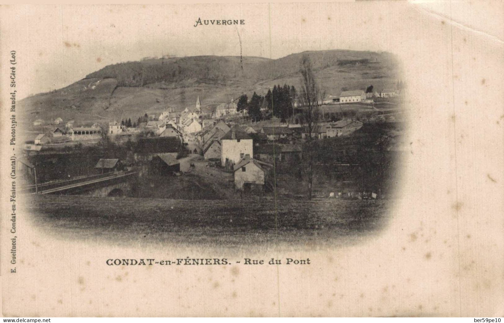 15 CONDAT-EN-FENIERS RUE DU PONT - Condat