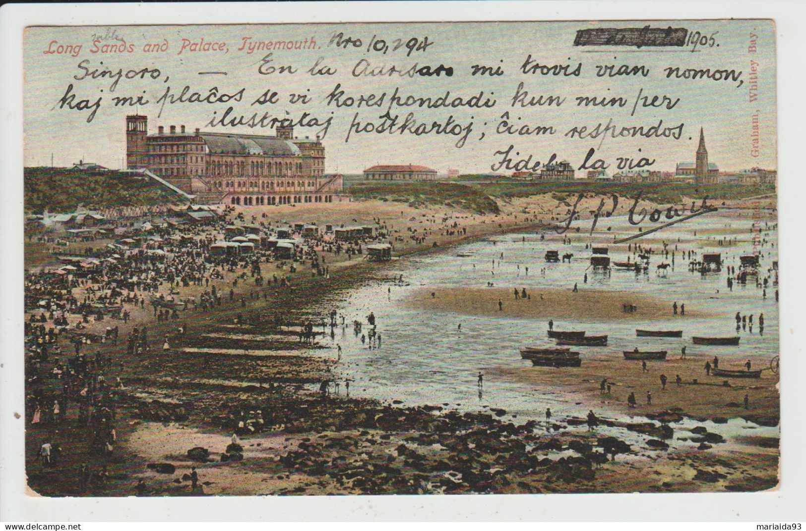 TYNEMOUTH - ROYAUME UNI - LONG SANDS AND PALACE - Andere & Zonder Classificatie