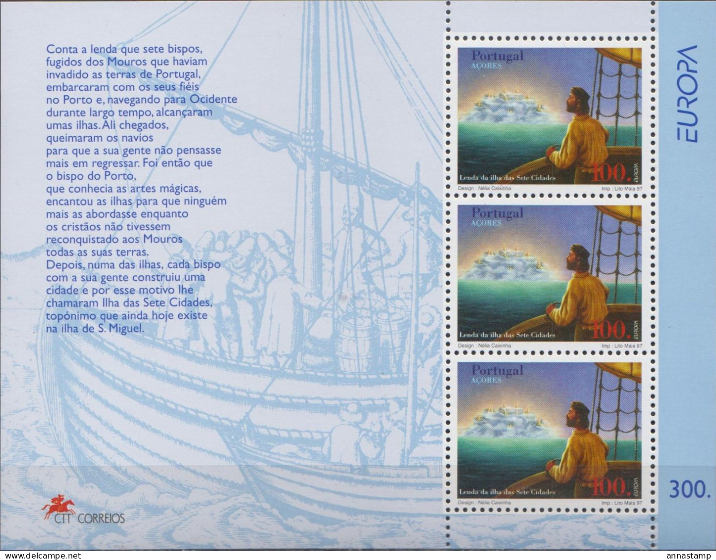 Azores MNH Minisheet - 1997