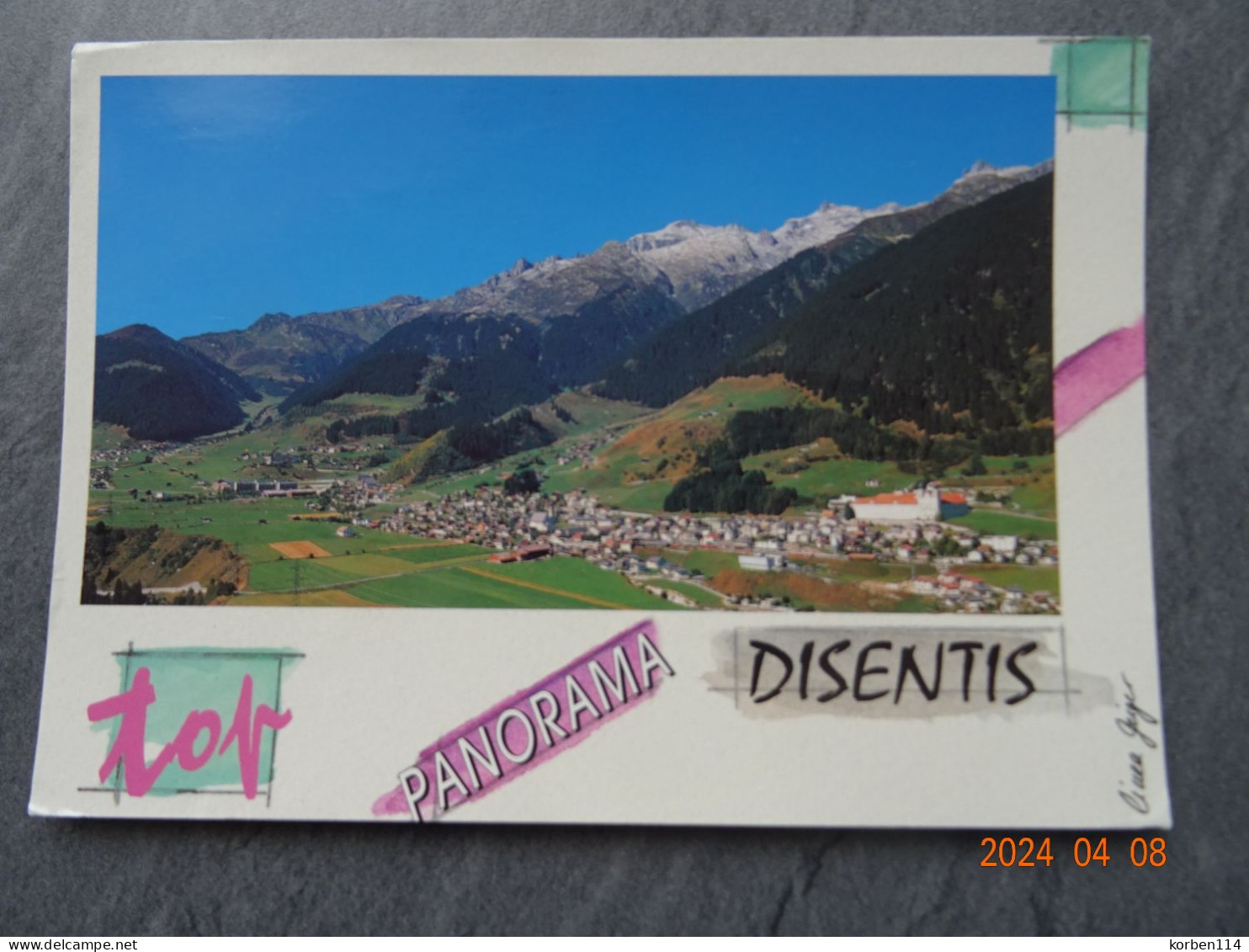 DISENTIS  PANORAMA - Disentis/Mustér