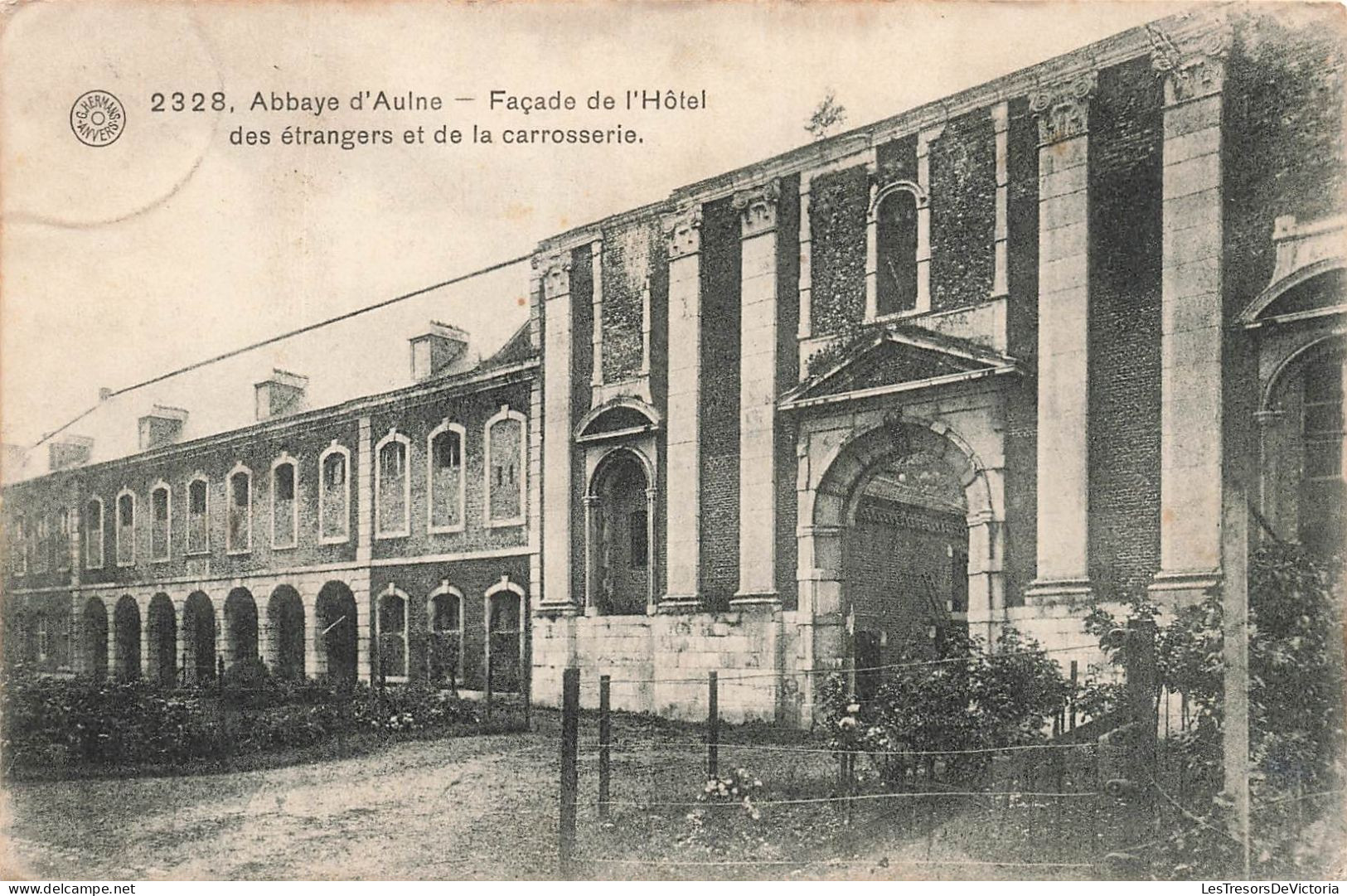 BELGIQUE - Abbaye D'Aulne - Façade De L'hôtel Des étrangers Et De La Carosserie - Carte Postale Ancienne - Thuin