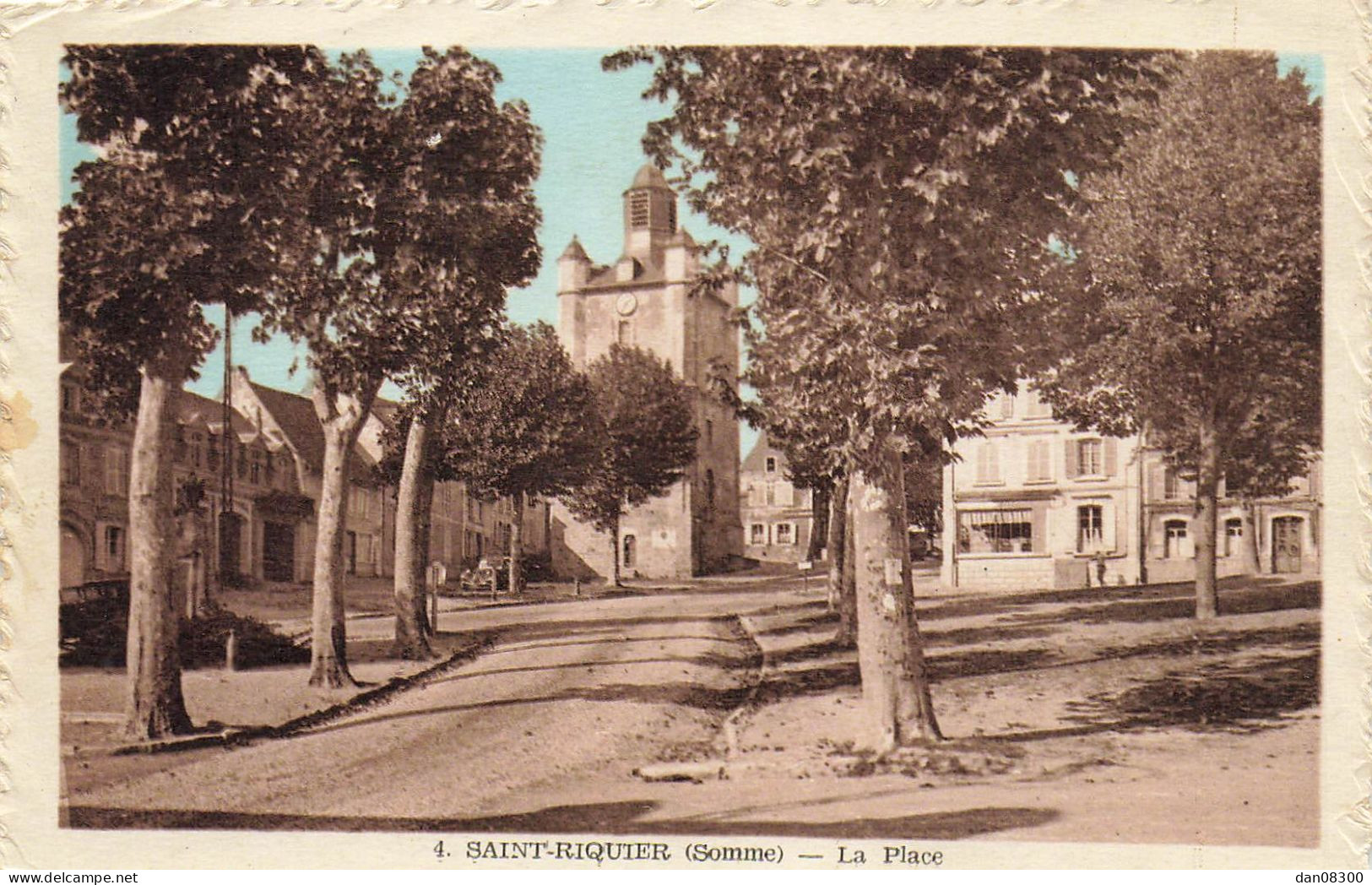 RARE  80 SAINT RIQUIER LA PLACE - Saint Riquier