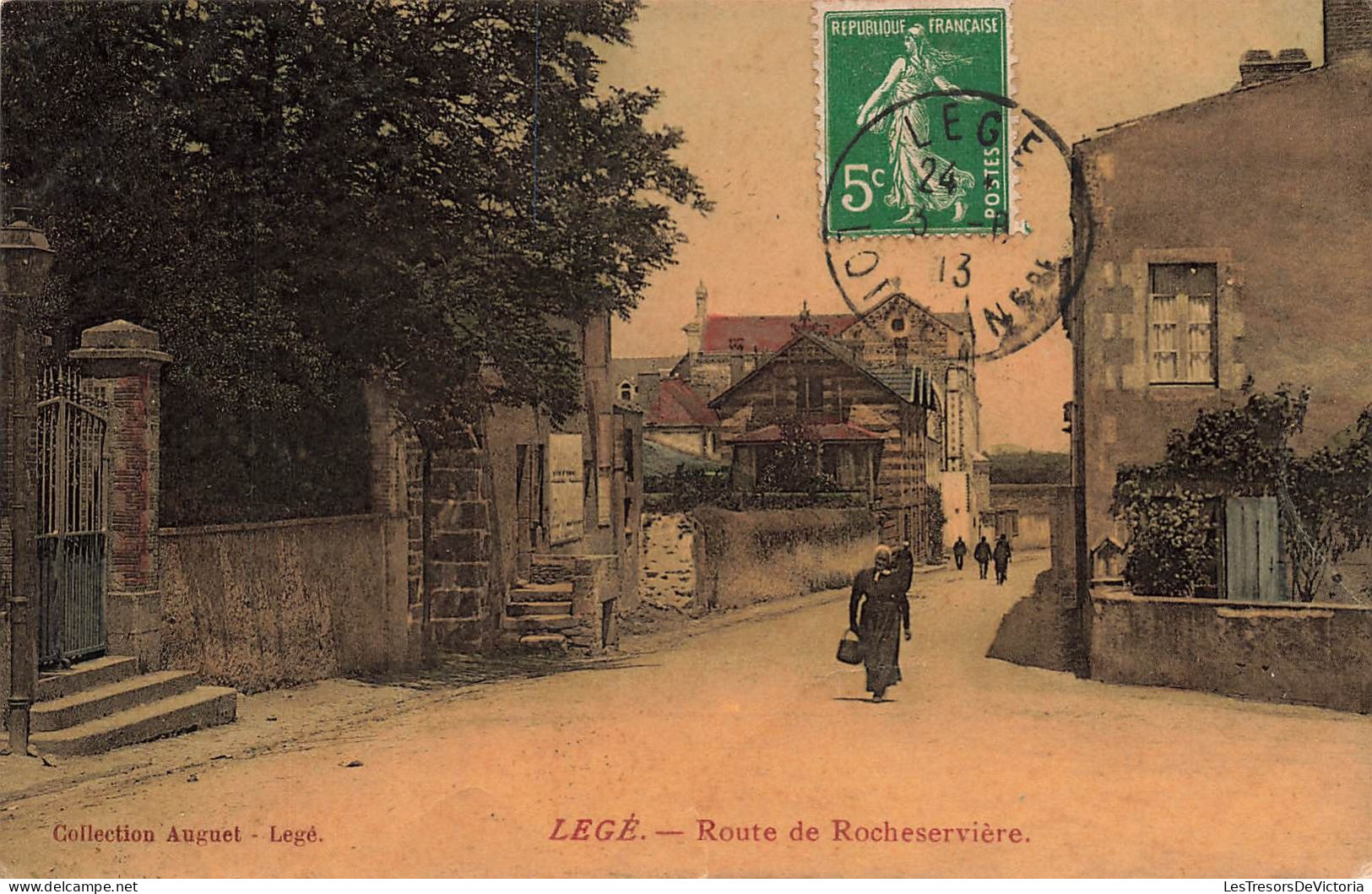 FRANCE - Legé - Route De Rocheservière - Carte Postale Ancienne - Legé