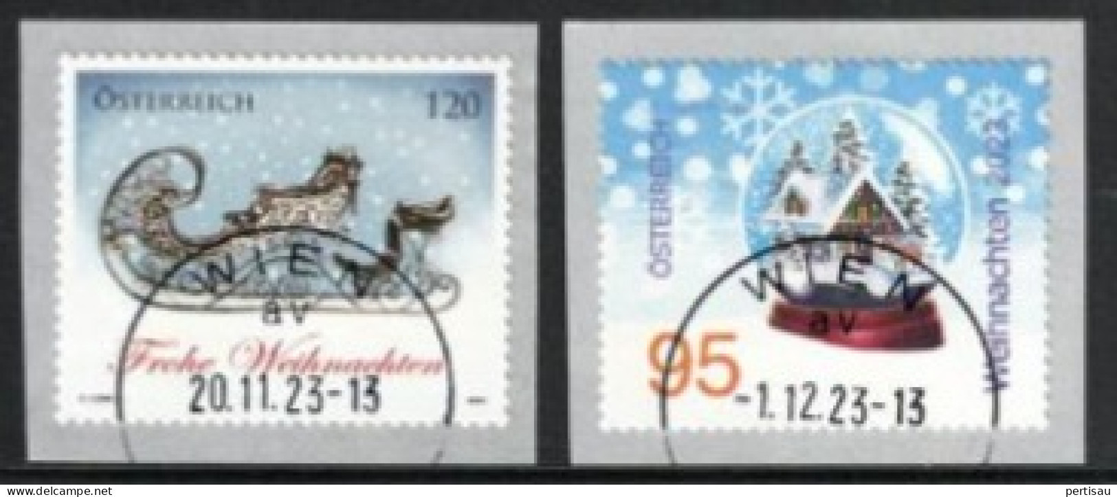 Rolzegels Weihnachten 2023 - Used Stamps