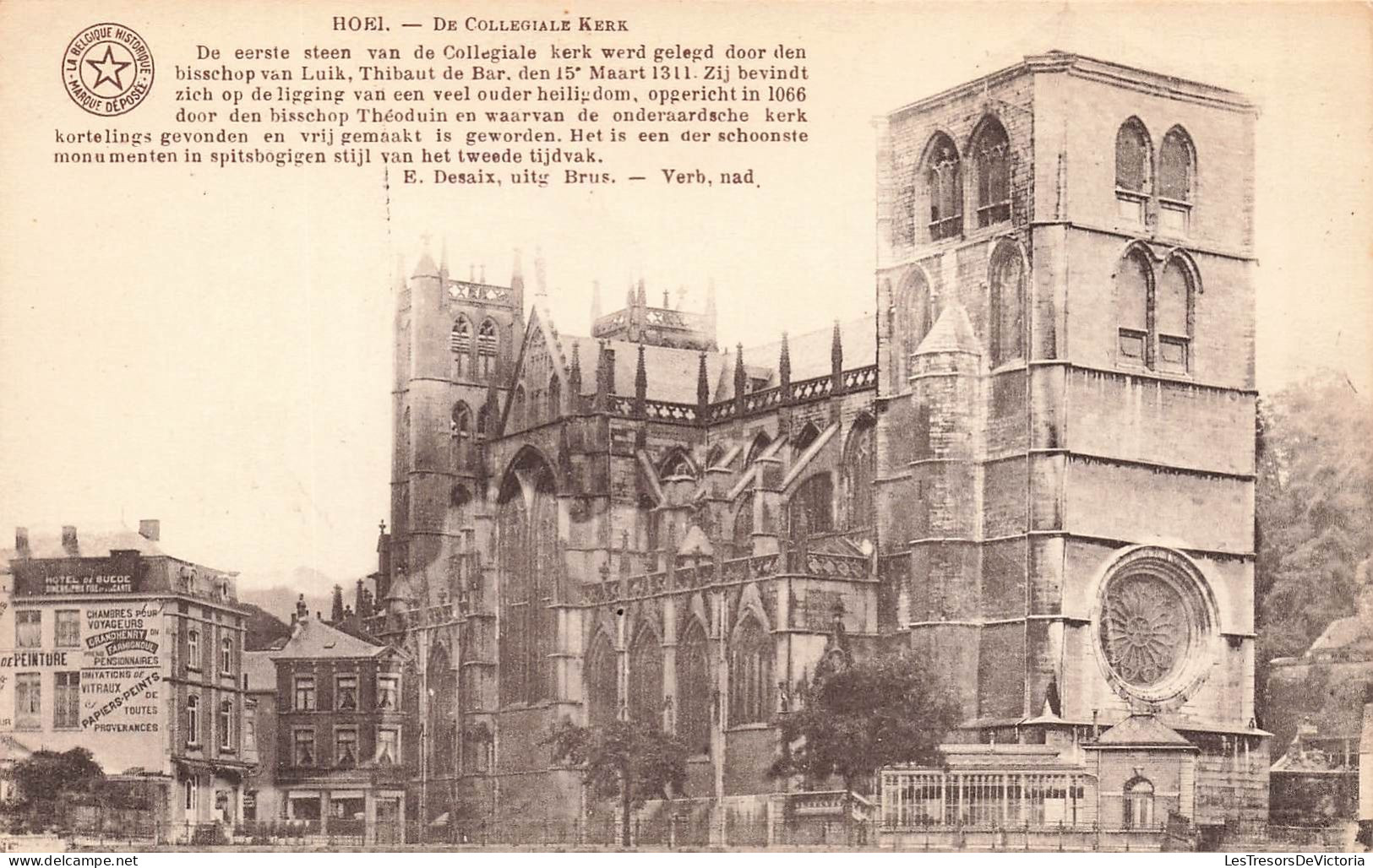 BELGIQUE - Hoei - De Collegiale Kerk - Carte Postale Ancienne - Höilaart