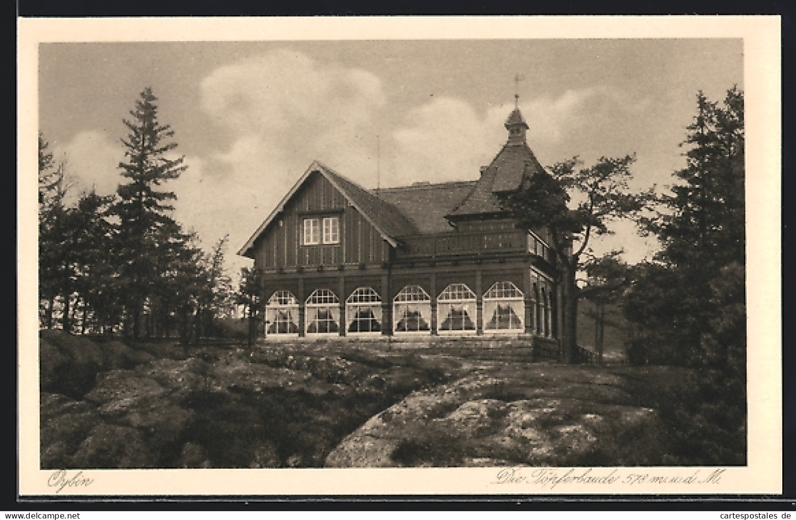 AK Oybin, Gasthaus Töpferbaude  - Oybin