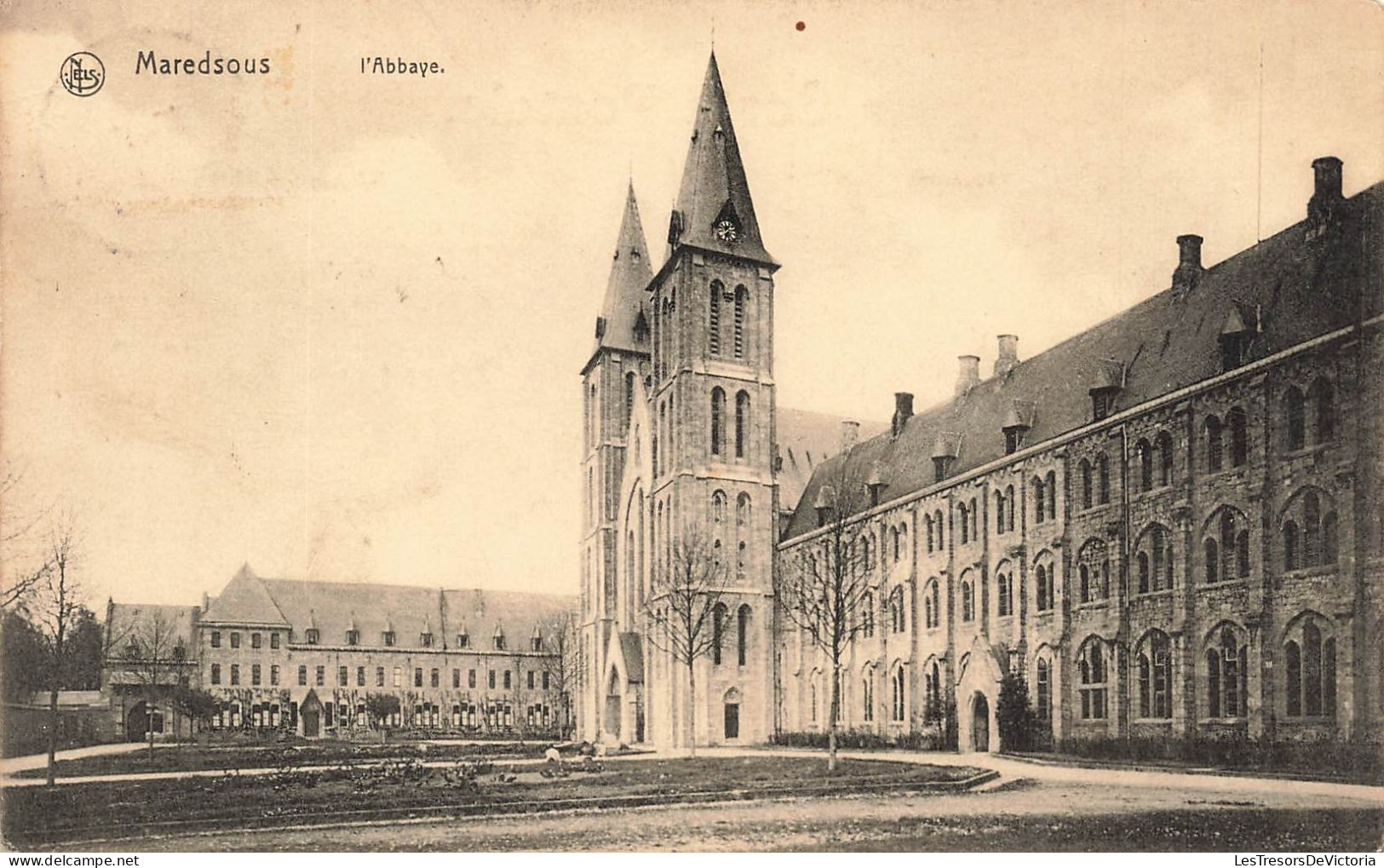 BELGIQUE - Anhée - Maredsous - Vue Génétale De L'abbaye - Carte Postale Ancienne - Anhée