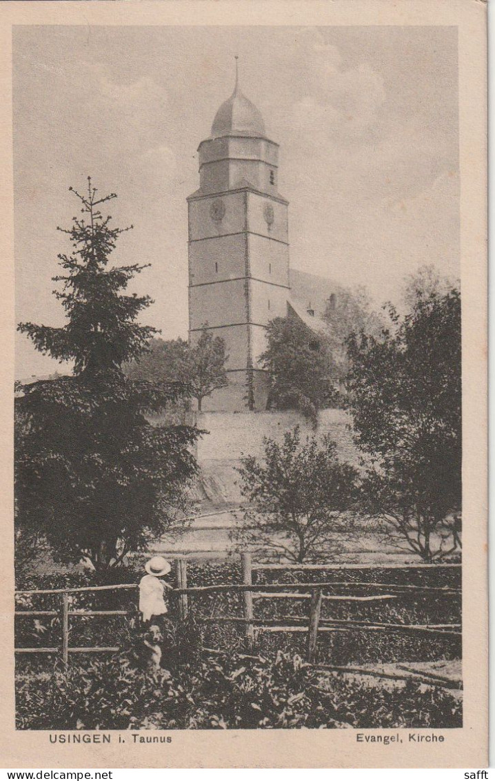 AK Usingen/Taunus, Ev. Kirche Um 1918 - Usingen