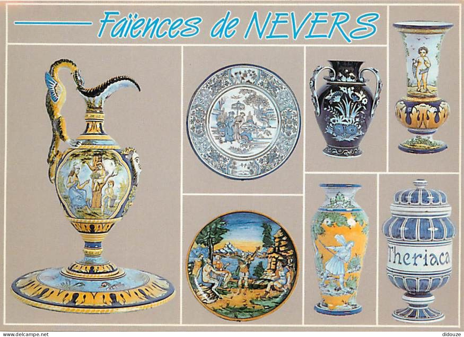Art - Faience - Faiences De Nevers - Multivues - Carte Neuve - CPM - Voir Scans Recto-Verso - Articles Of Virtu