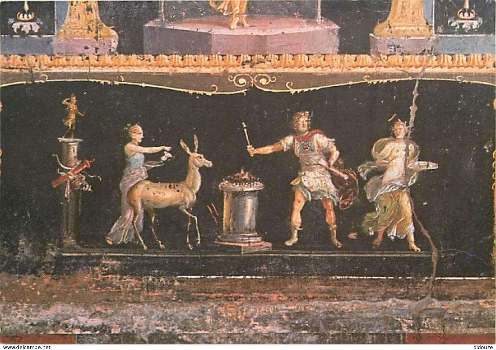Art - Peinture Antique - Italie - Pompei - Maison Des Vetti - Frise Décorative - Carte Neuve - Antiquité - CPM - Voir Sc - Antiquité