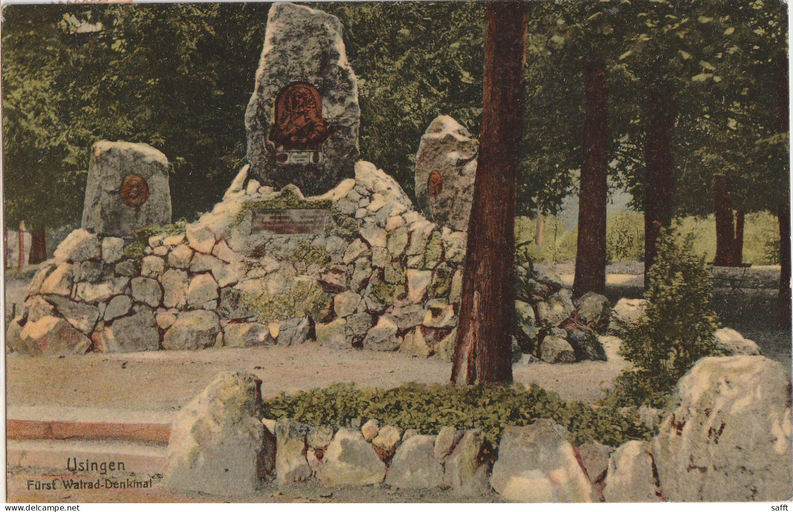 AK Usingen/Taunus, Fürstl. Walrad-Denkmal 1919 - Usingen