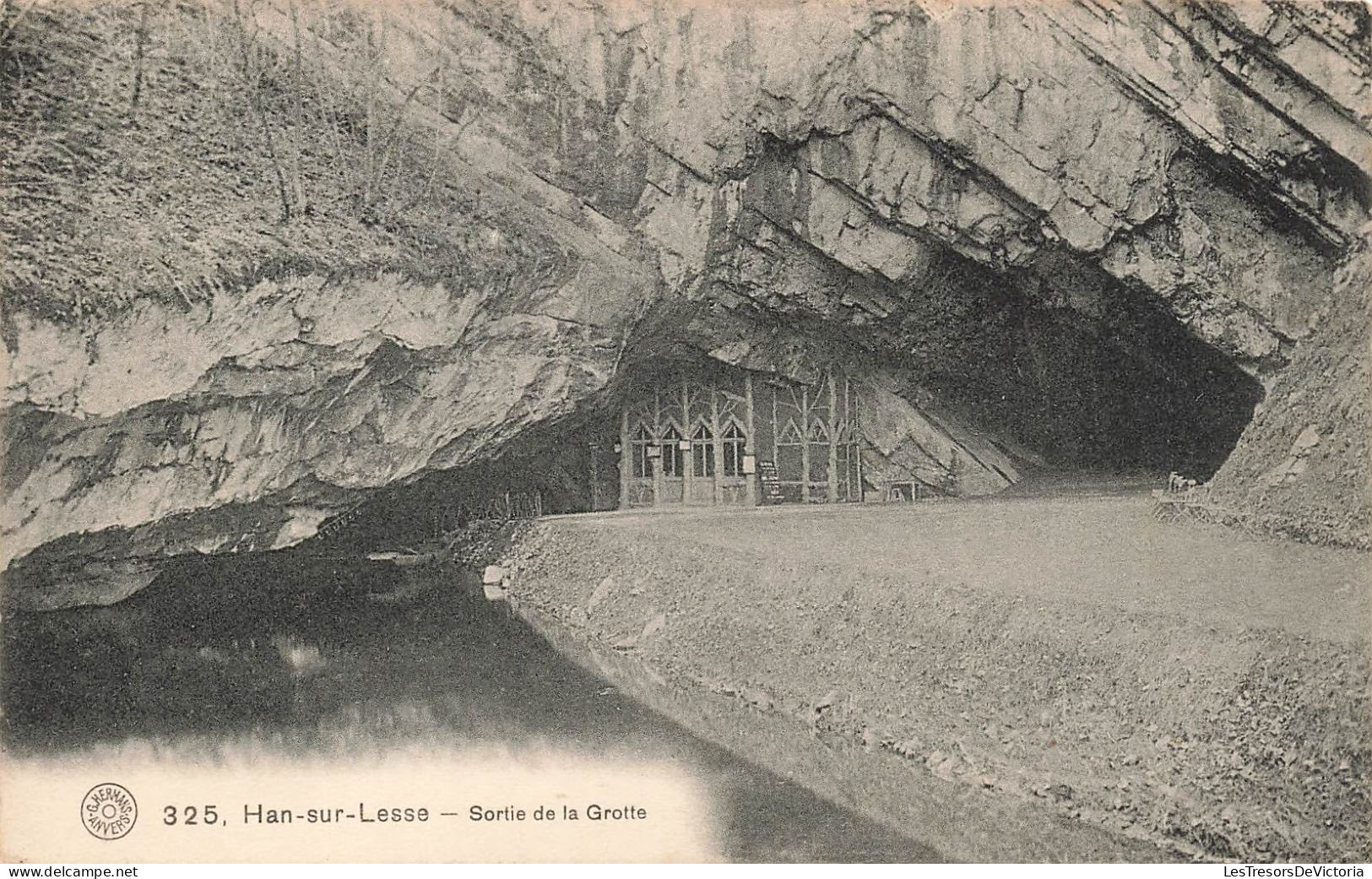 BELGIQUE - Rochefort - Han Sur Lesse - Sortie De La Grotte - Carte Postale Ancienne - Rochefort