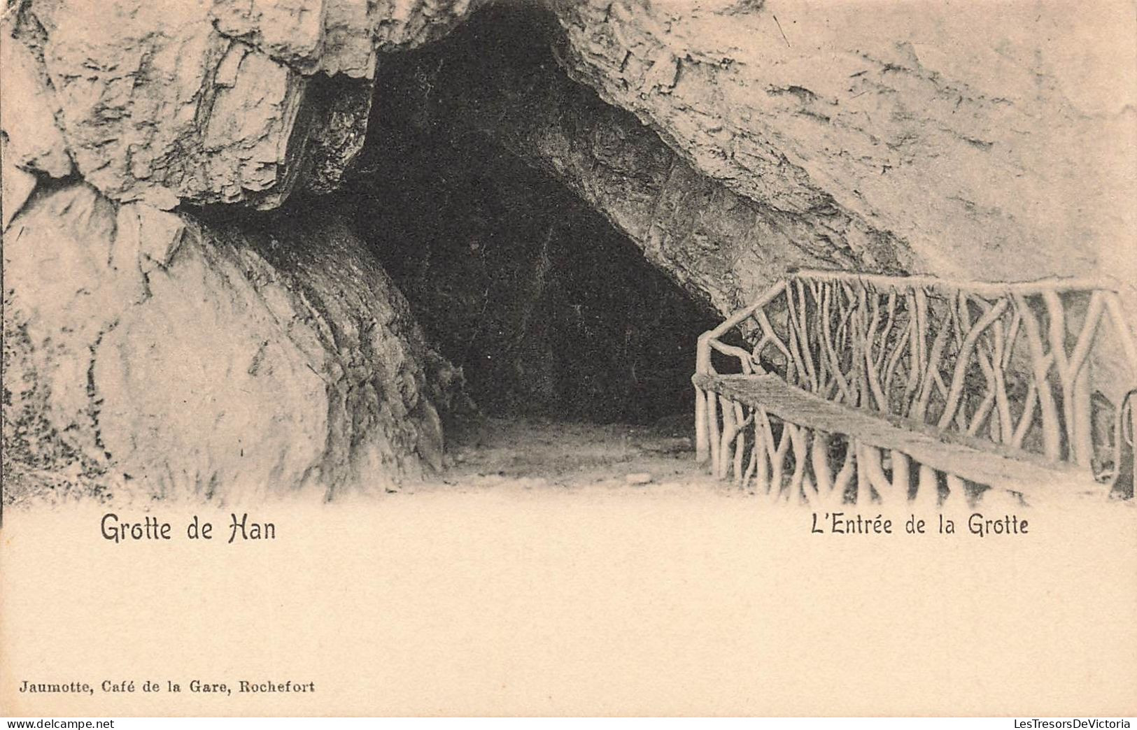 BELGIQUE - Rochefort - Grotte De Han - L'entrée De La Grotte - Carte Postale Ancienne - Rochefort