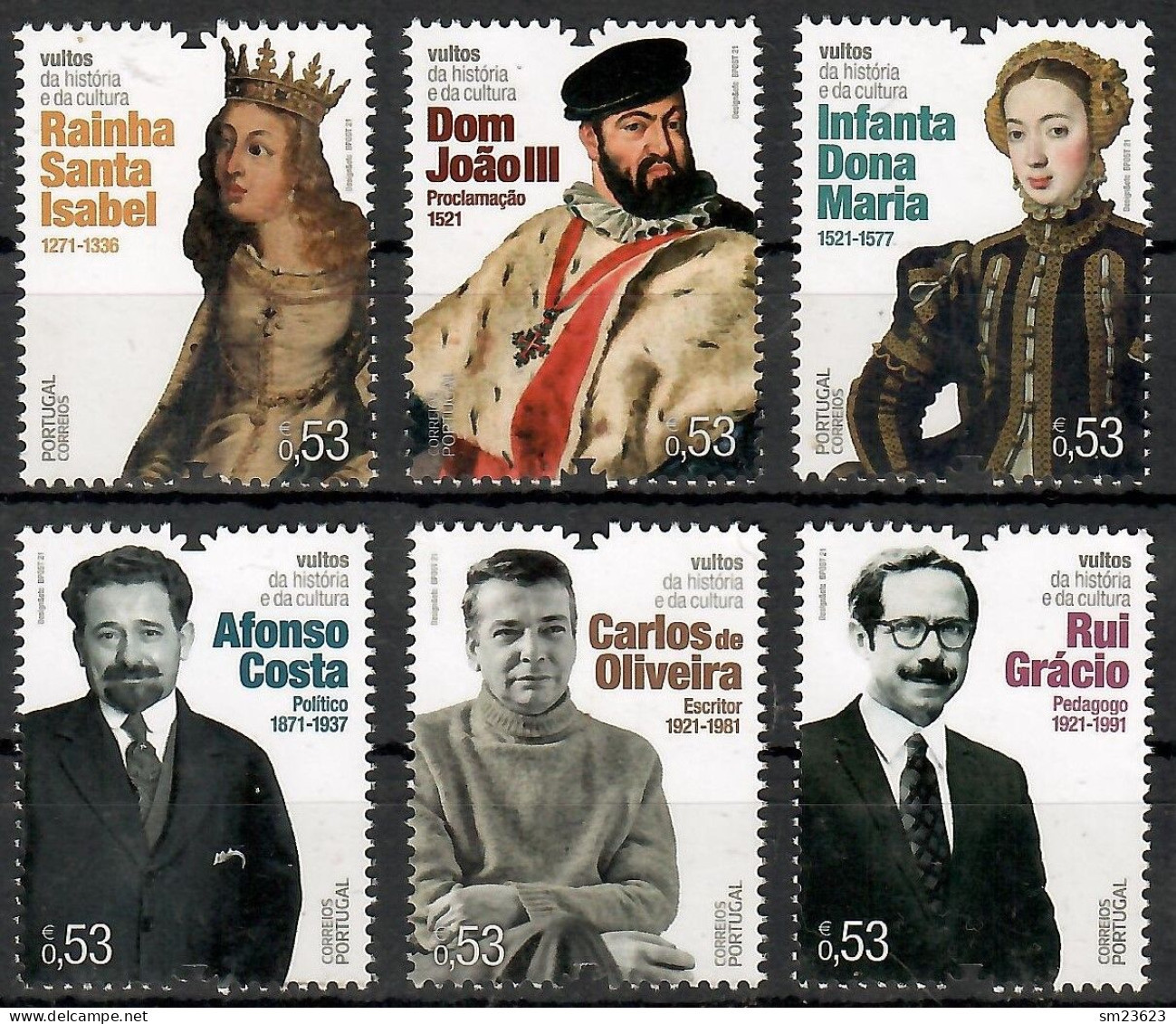 Portugal 04.03.2021 , Vultos Da História E Da Cultura - Postfrisch / MNH / (**) - Unused Stamps