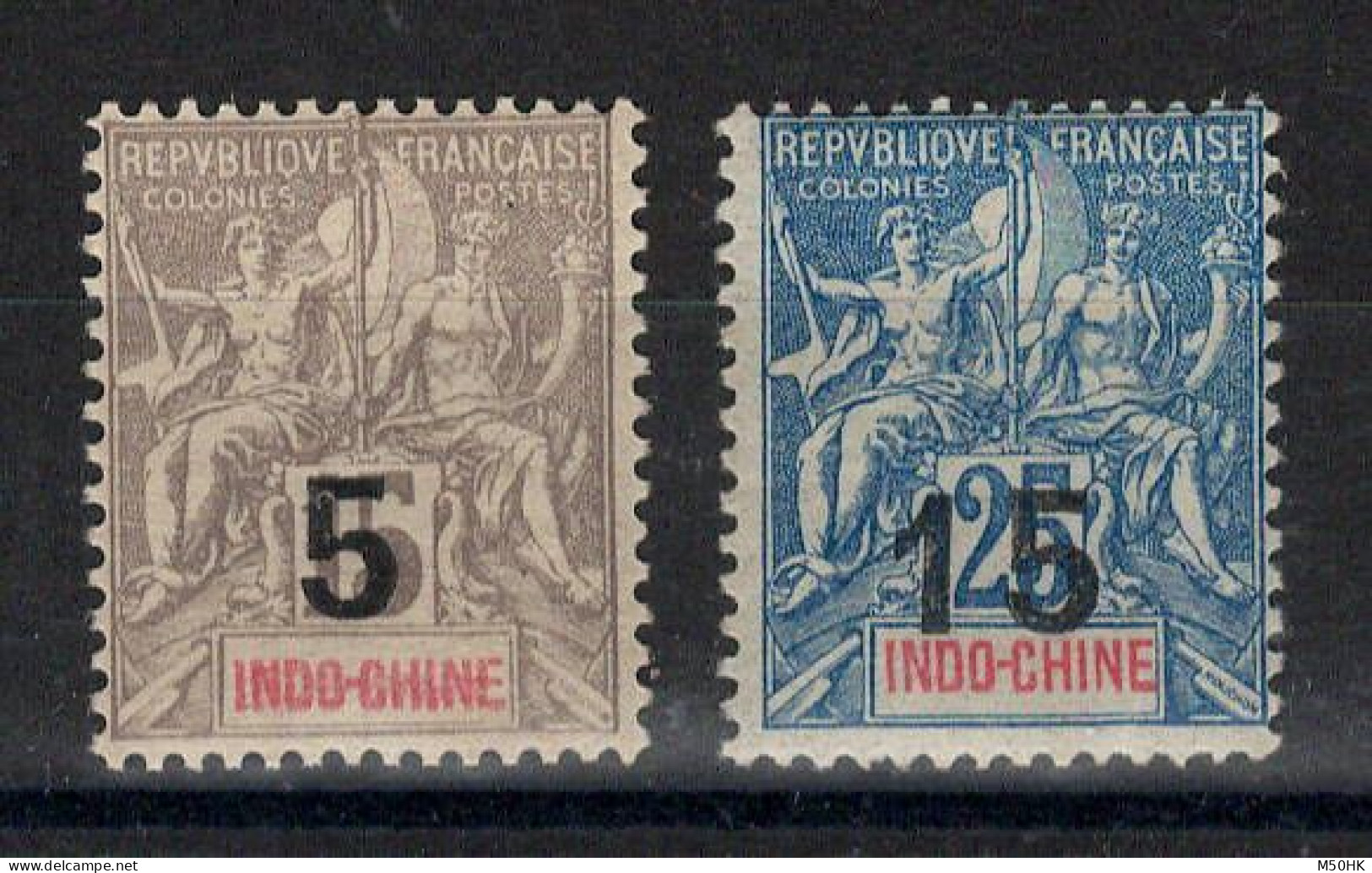 Indochine - YV 22 & 23 N* MH , Cote 5 Euros - Unused Stamps