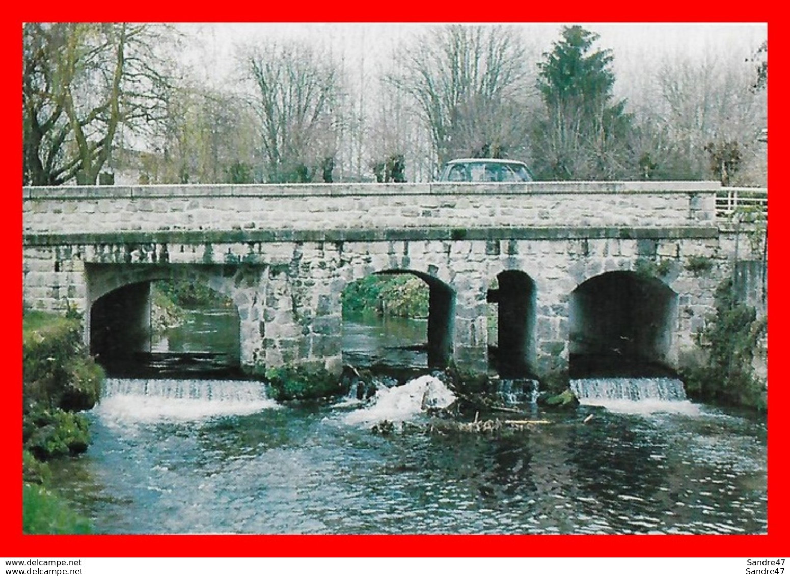 CPSM/gf (47)  CASTELJALOUX.  Le Pont Des Cordeliers (XIIIe Siècle)..*8724 - Casteljaloux