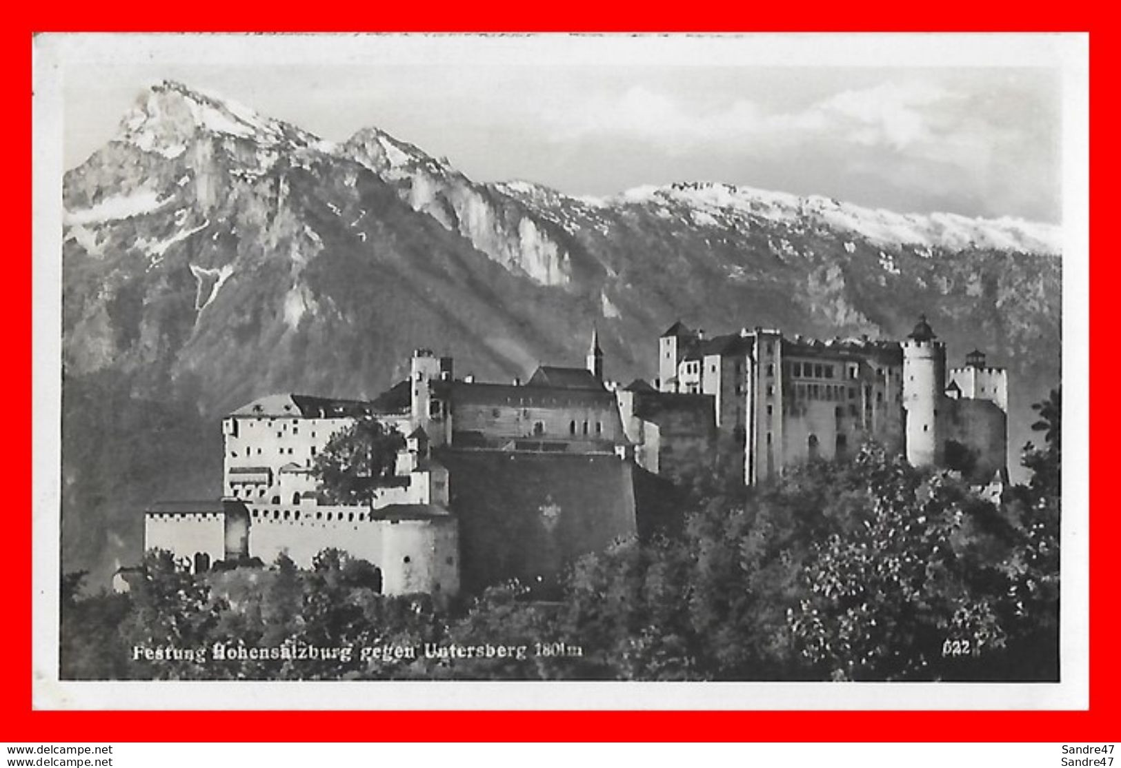 CPA/pf  SALZBURG (Allemagne)    Festung Hohensalzburg Gegen Untersberg 1801m..H175 - Salzburg Stadt