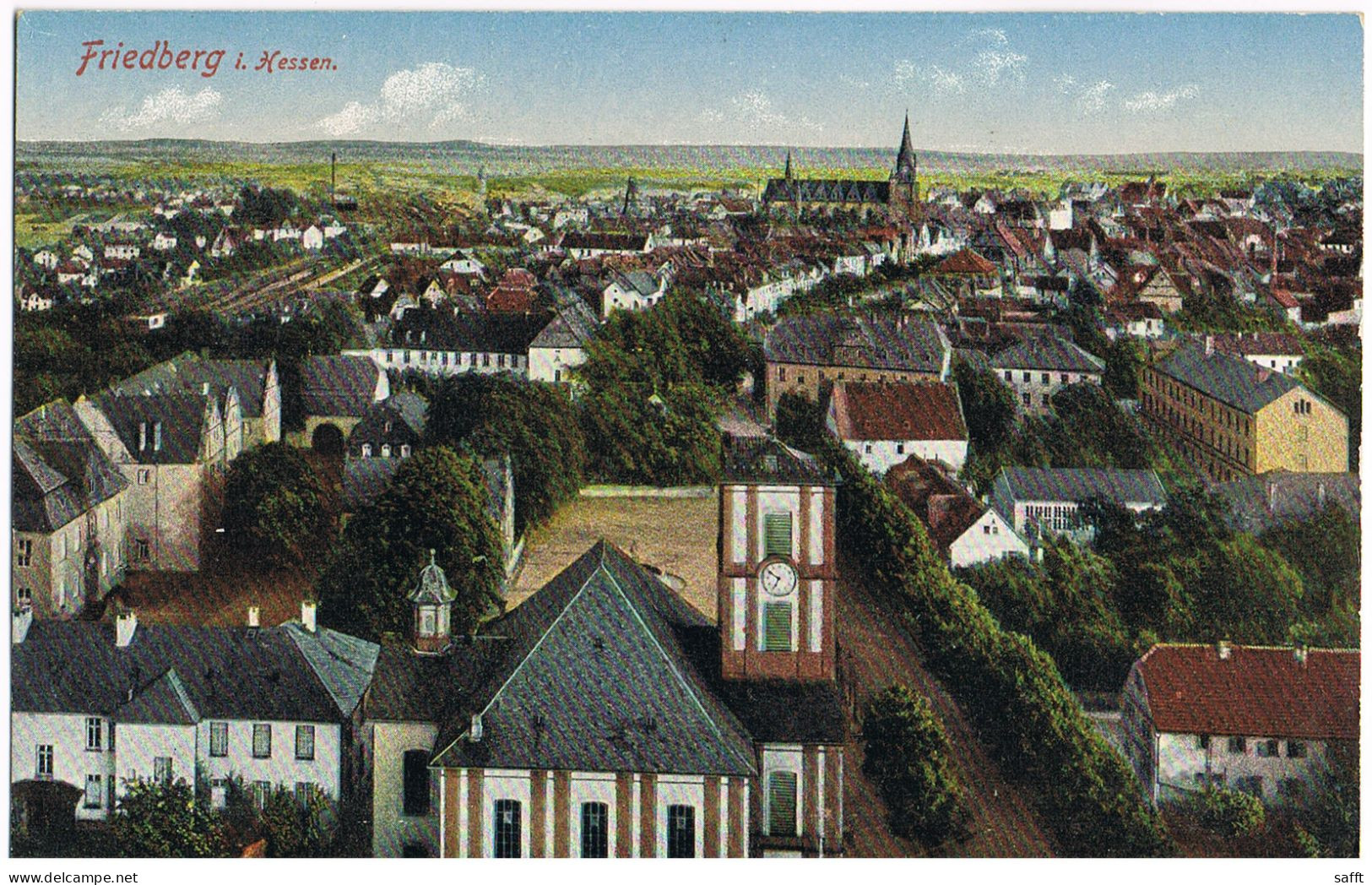 AK Friedberg, Totale 1913 - Friedberg