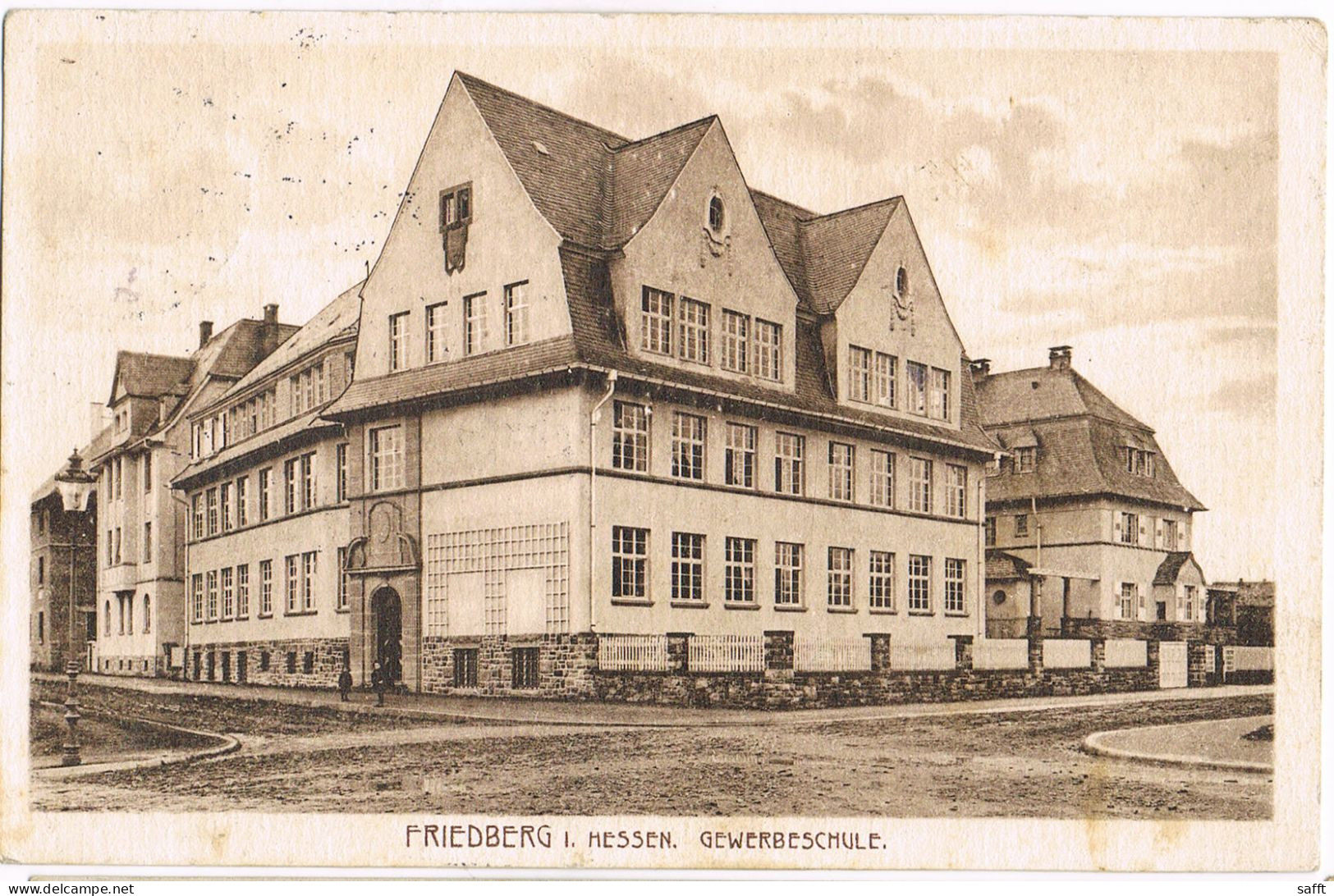 AK Friedberg, Gewerbeschule 1913 - Friedberg