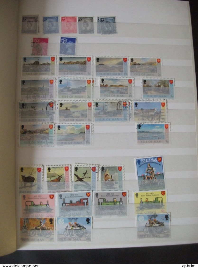 Île De Man Isle Of Man Album De Timbres Neufs / Oblitérés Timbre Mint / Used Stamps Stamp Collection De Plus 700 Timbres - Isla De Man