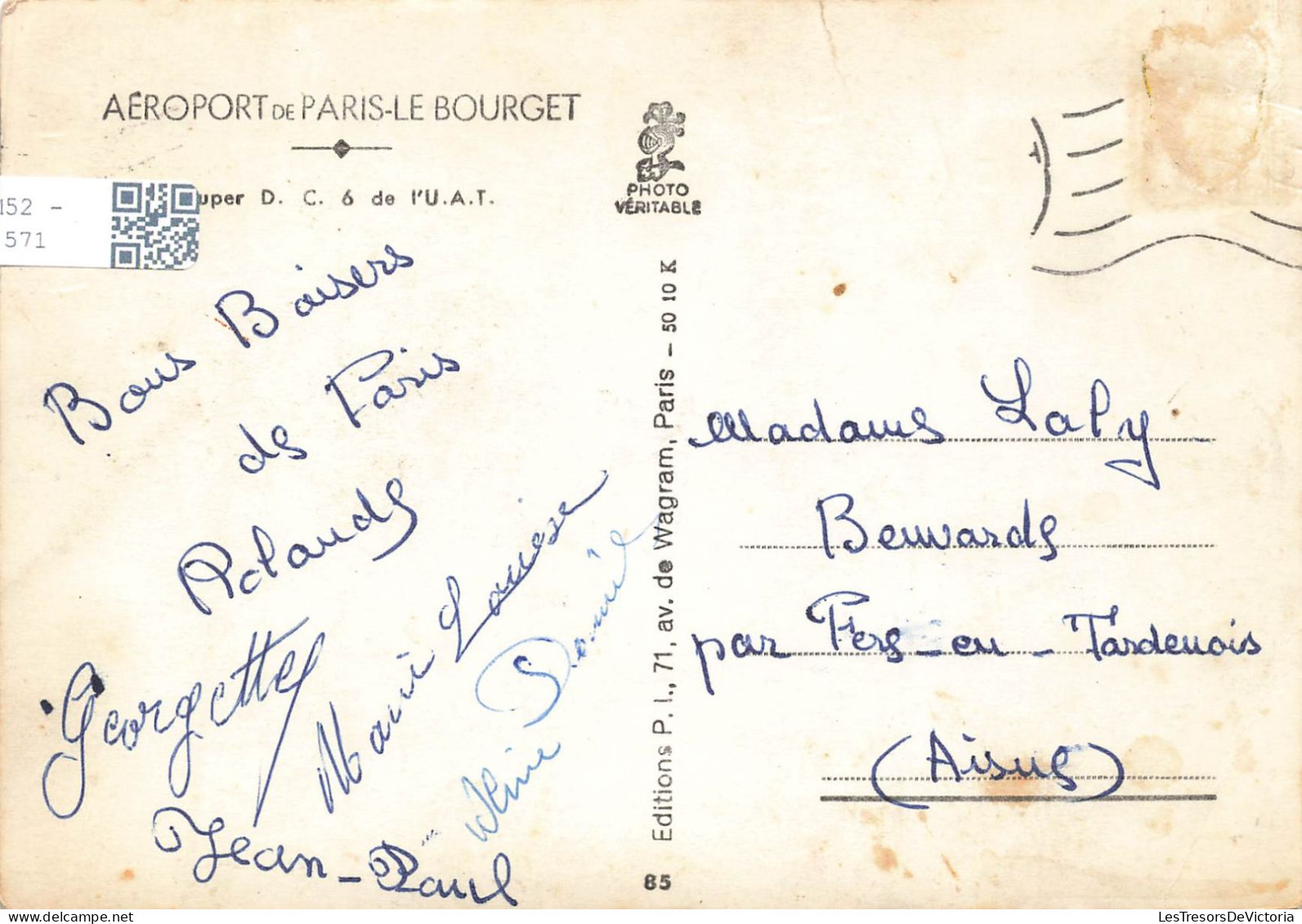 FRANCE - Paris - Aéroport De Paris - Le Bourget - Carte Postale - Autres & Non Classés