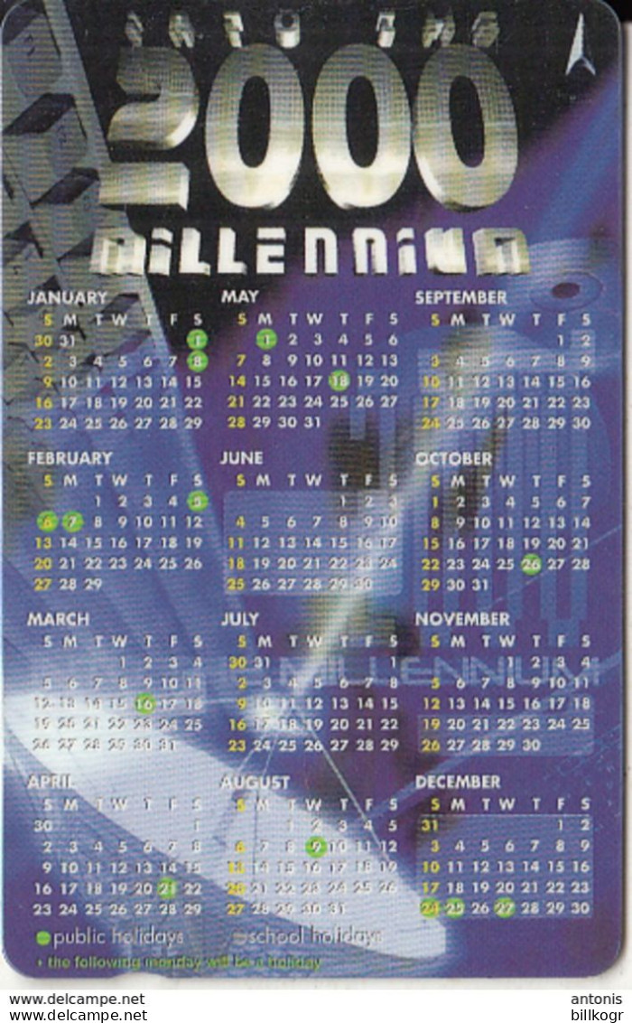 SINGAPORE(GPT) - Calendar 2000 Millennium, CN : 224SIGB2K/B, Used - Singapour