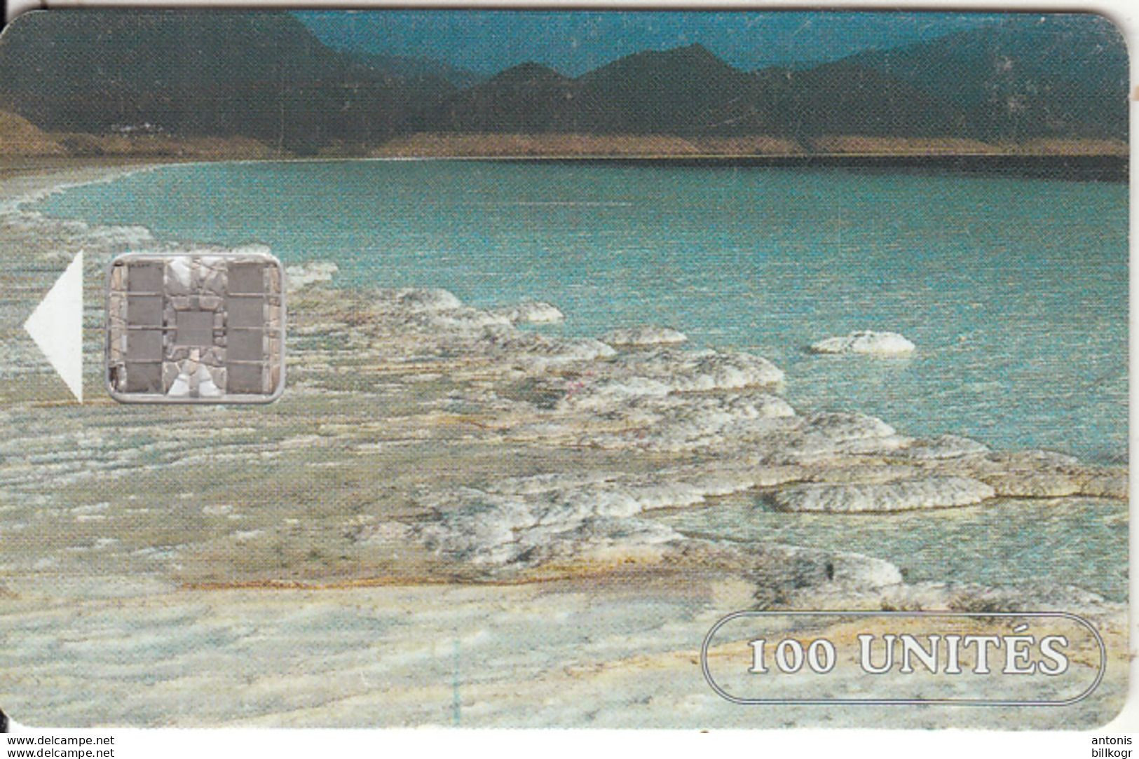 DJIBOUTI - Salt Lake, Red CN, Used - Dschibuti