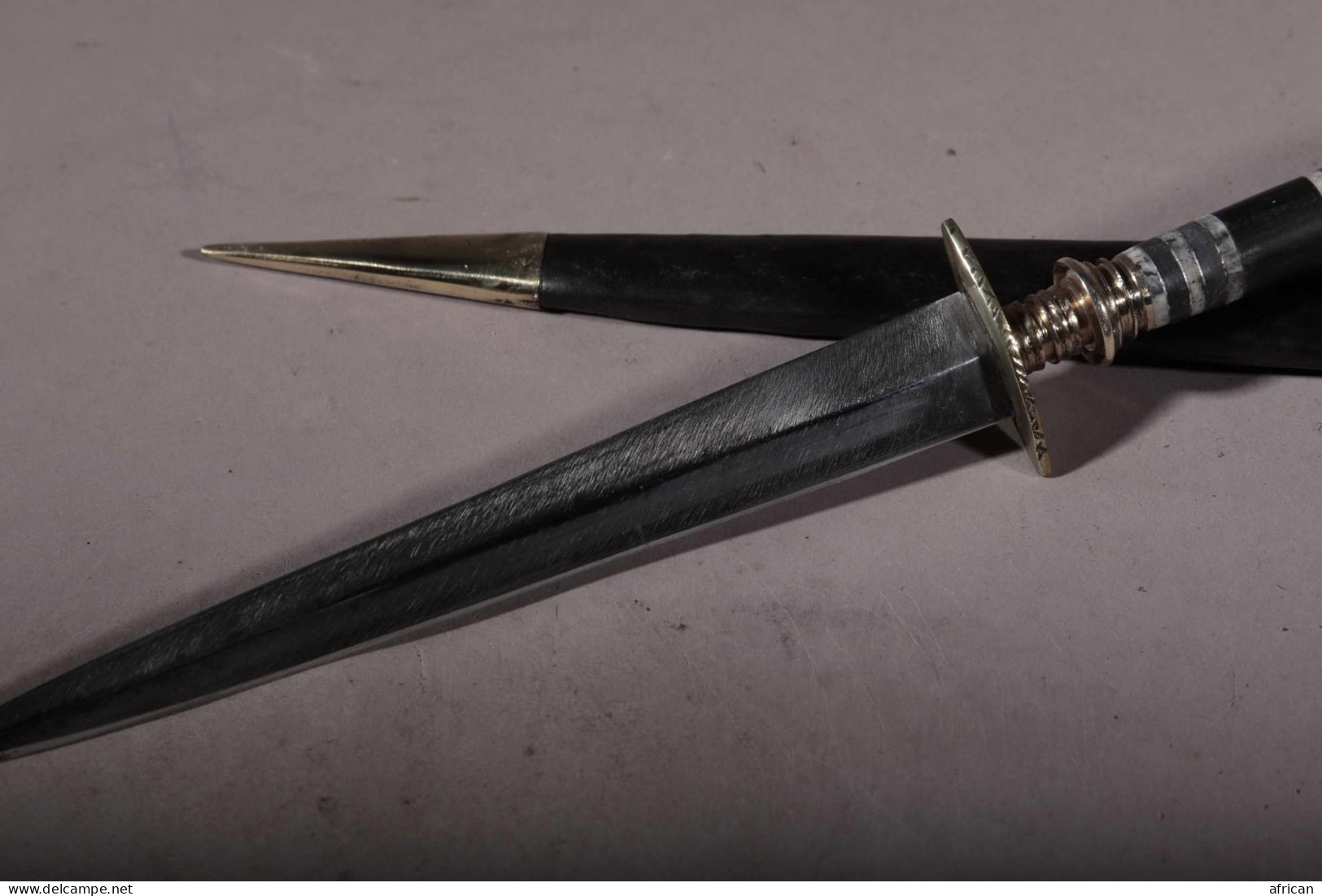 Stylet Corse Manche En Corne D'antilope 179 - Knives/Swords