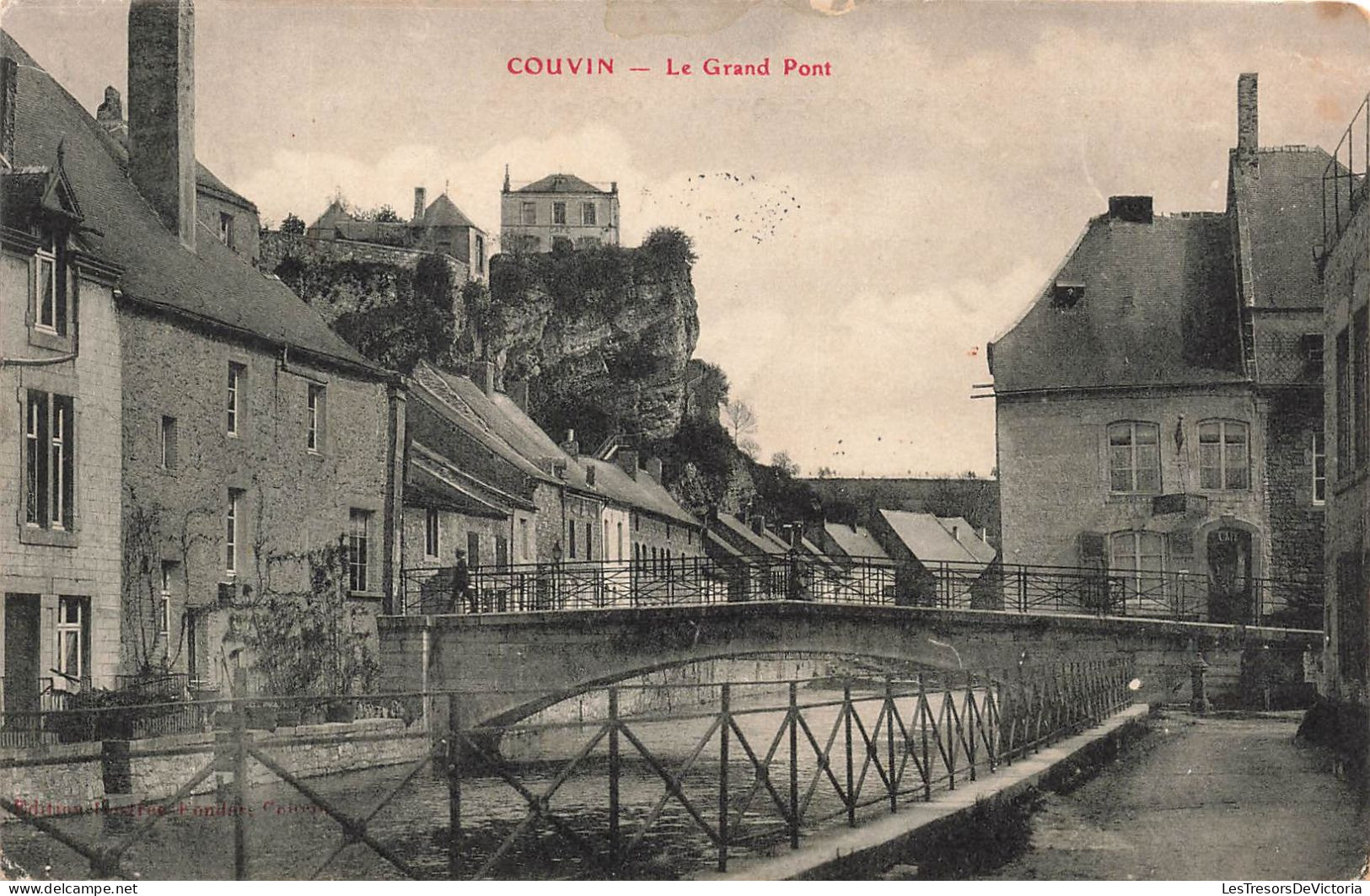 BELGIQUE - Couvin - Vue Sur Le Grand Pont - Carte Postale Ancienne - Couvin