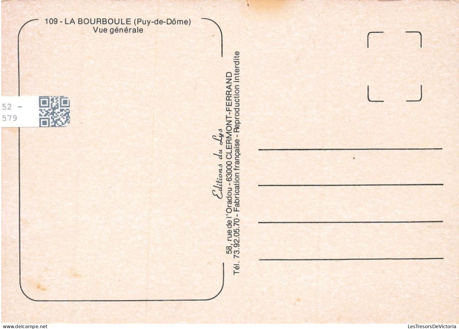 FRANCE - La Bourboule - Vue Générale - Carte Postale - La Bourboule