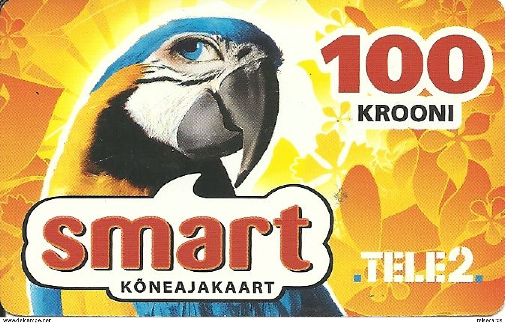 Estonia: Prepaid Tele2 Smart. Parrot - Estonia