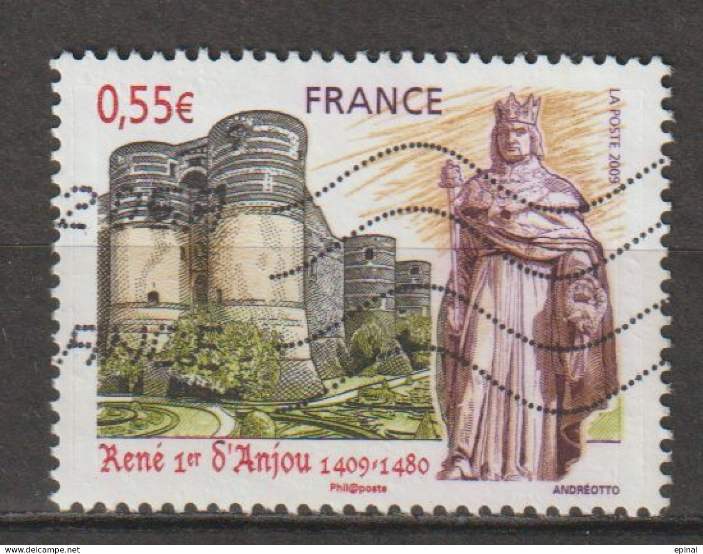 FRANCE : N° 4326 Oblitéré (René 1er D'Anjou) - PRIX FIXE - - Oblitérés