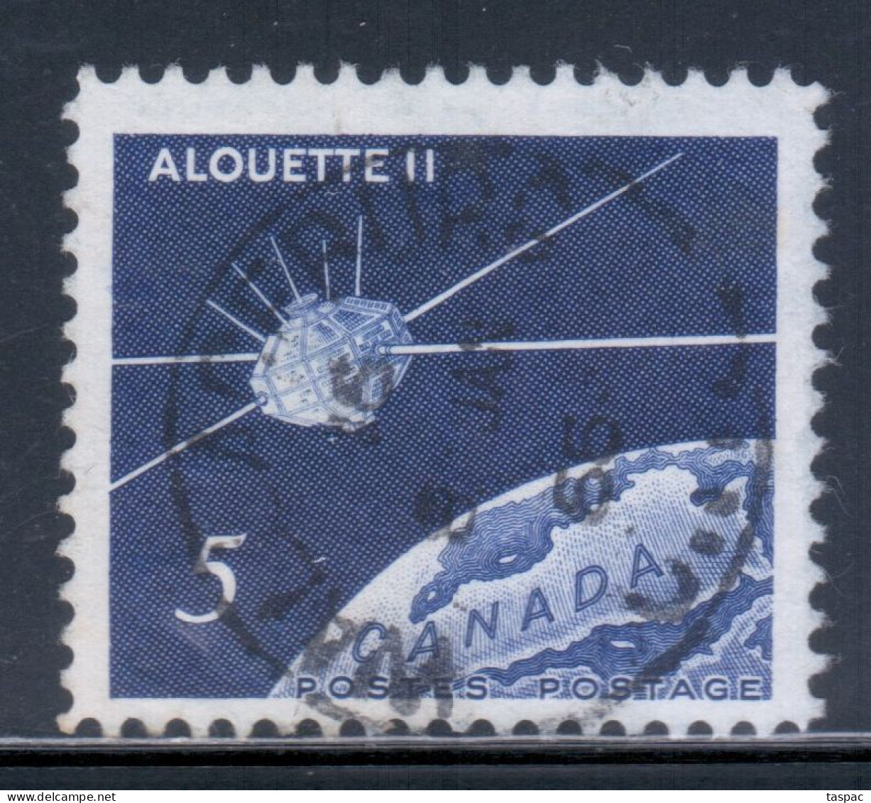 Canada 1966 Mi# 389 Used - Launching Of The Canadian Satellite Alouette II / Space - Used Stamps