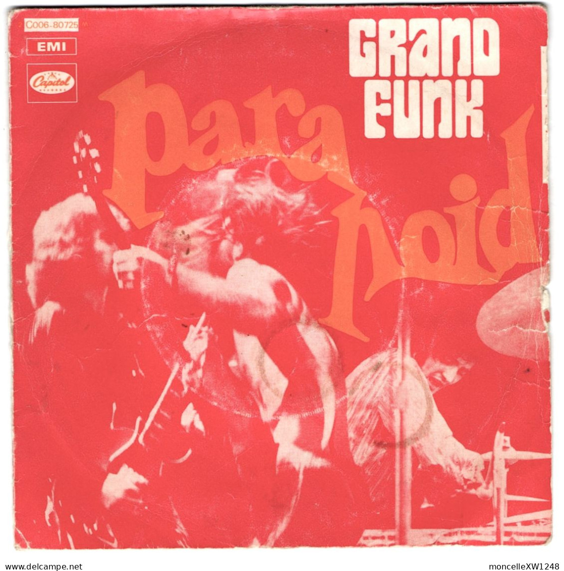 Grand Funk - 45 T SP Paranoid (1969) - Disco & Pop